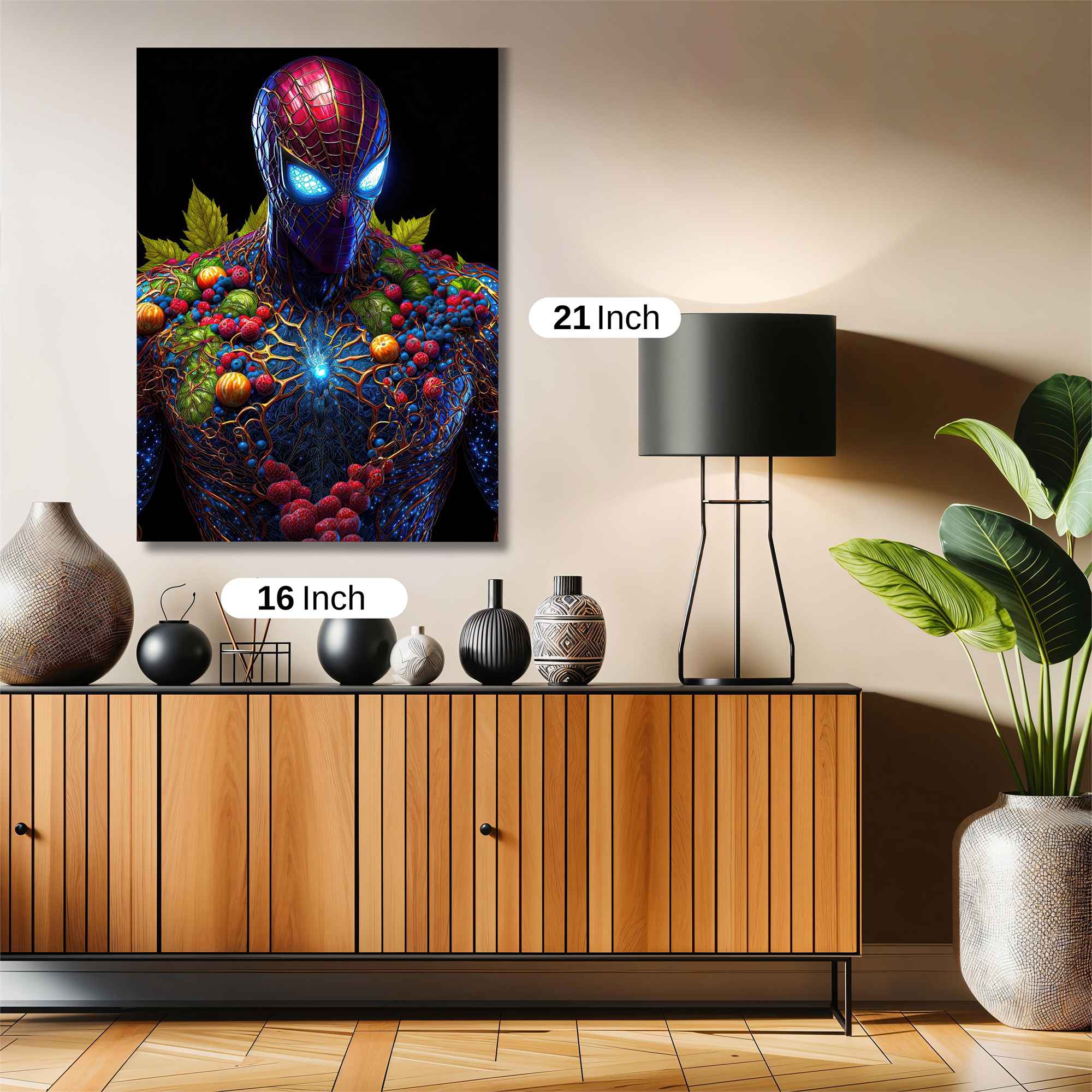 Spider Flourish Safe Wall Magnetic / M