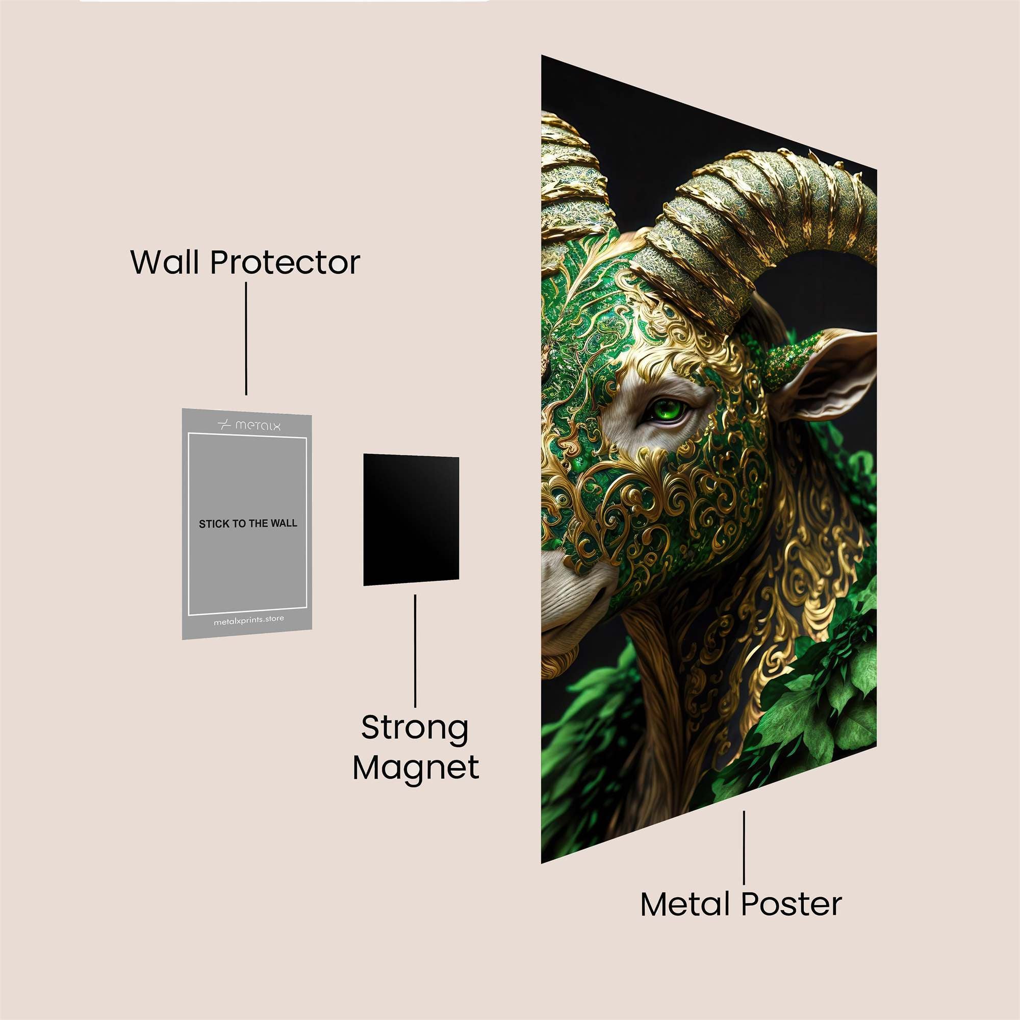 Forest Majesty Safe Wall Magnetic / M