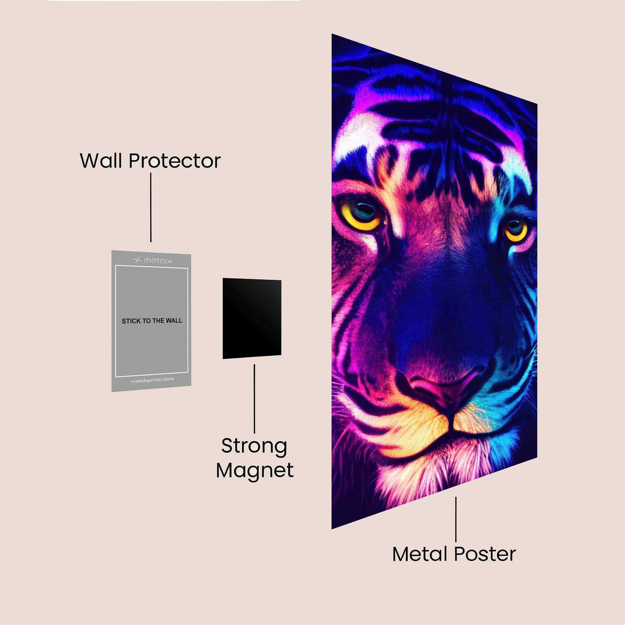 Tiger Radiance Safe Wall Magnetic / M