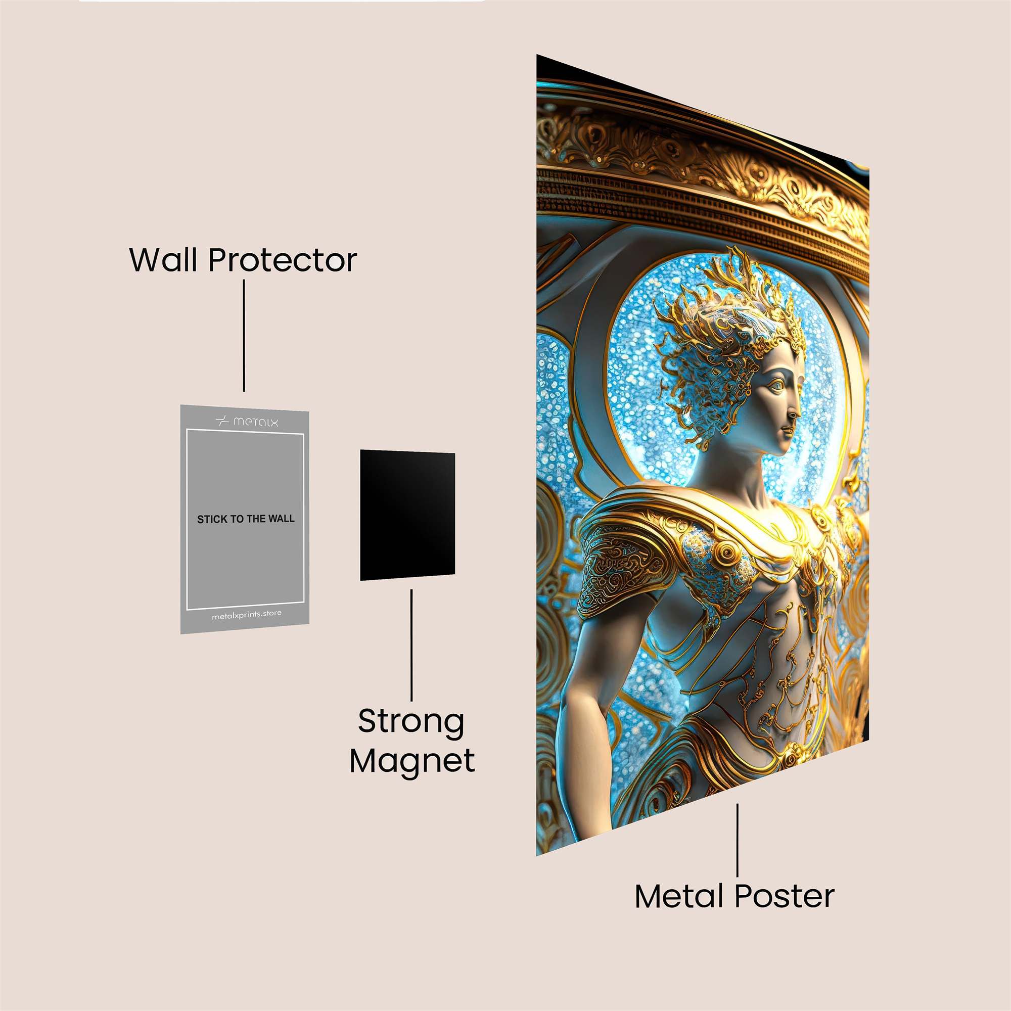 Aphrodite Radiant Safe Wall Magnetic / M