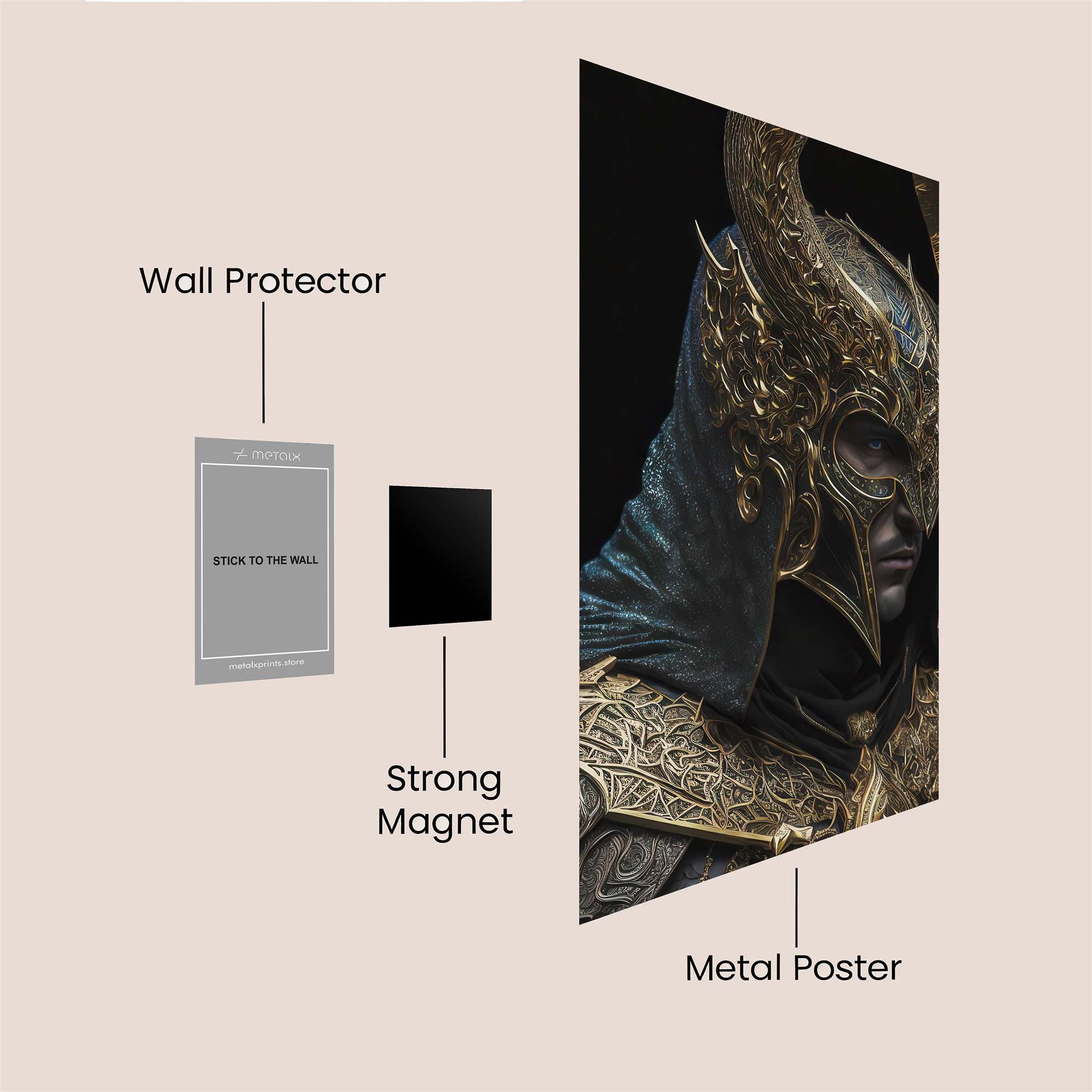 Helm Regal Safe Wall Magnetic / M