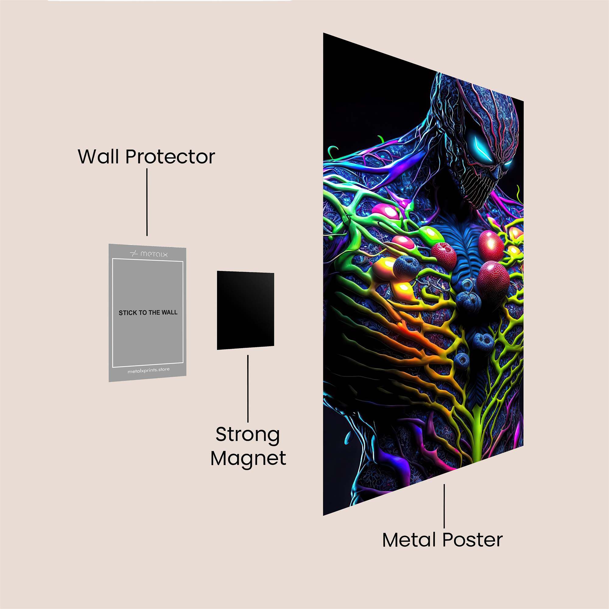 Venom Radiant Safe Wall Magnetic / M