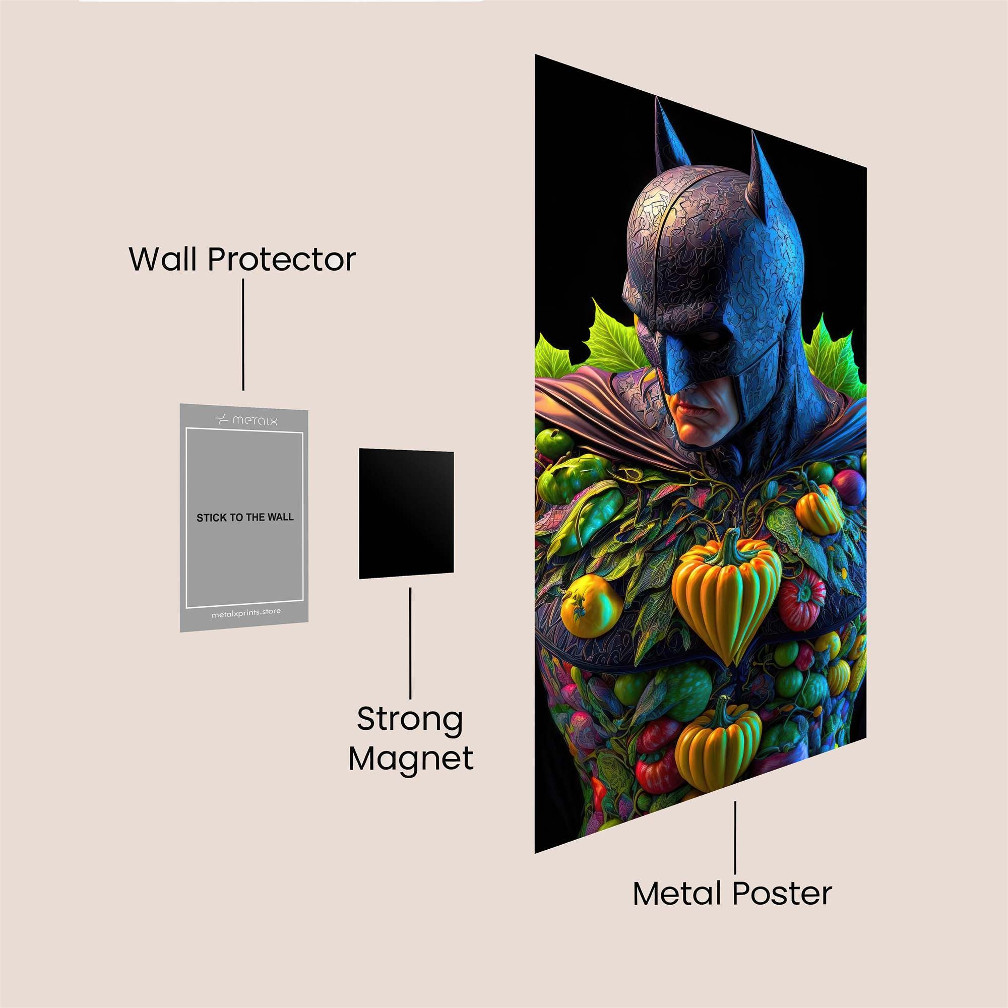 Batman Verdant Safe Wall Magnetic / M