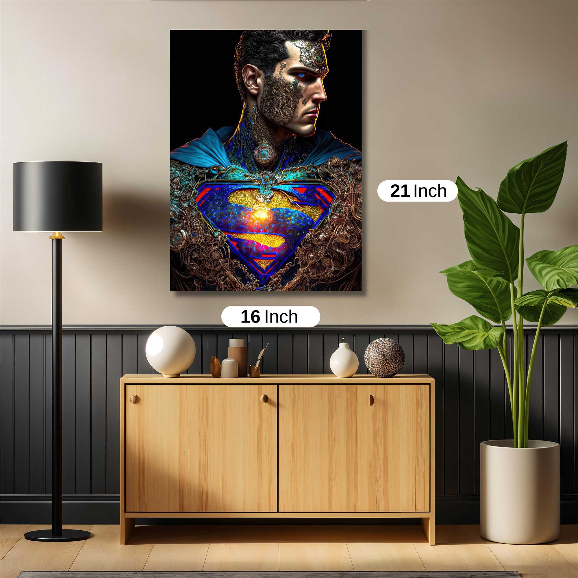 Superman Reimagined Safe Wall Magnetic / M