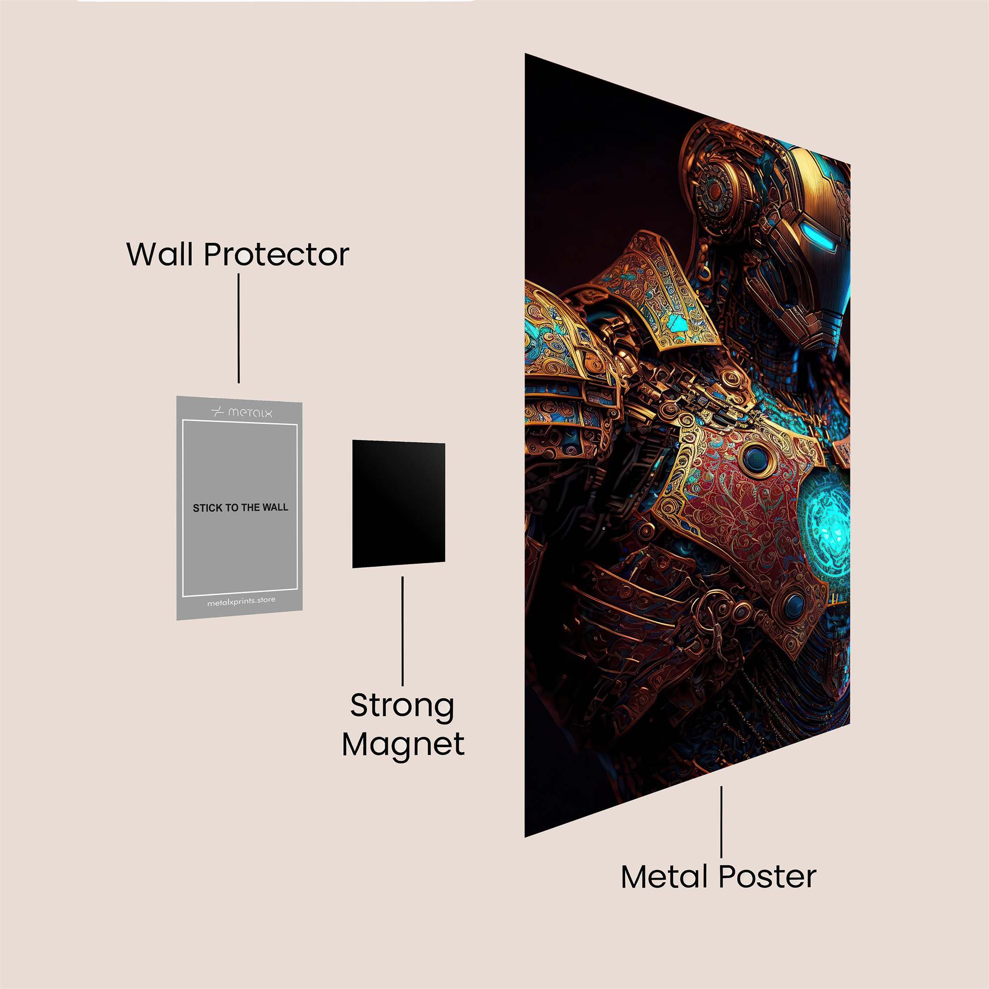 Iron Majesty Safe Wall Magnetic / M