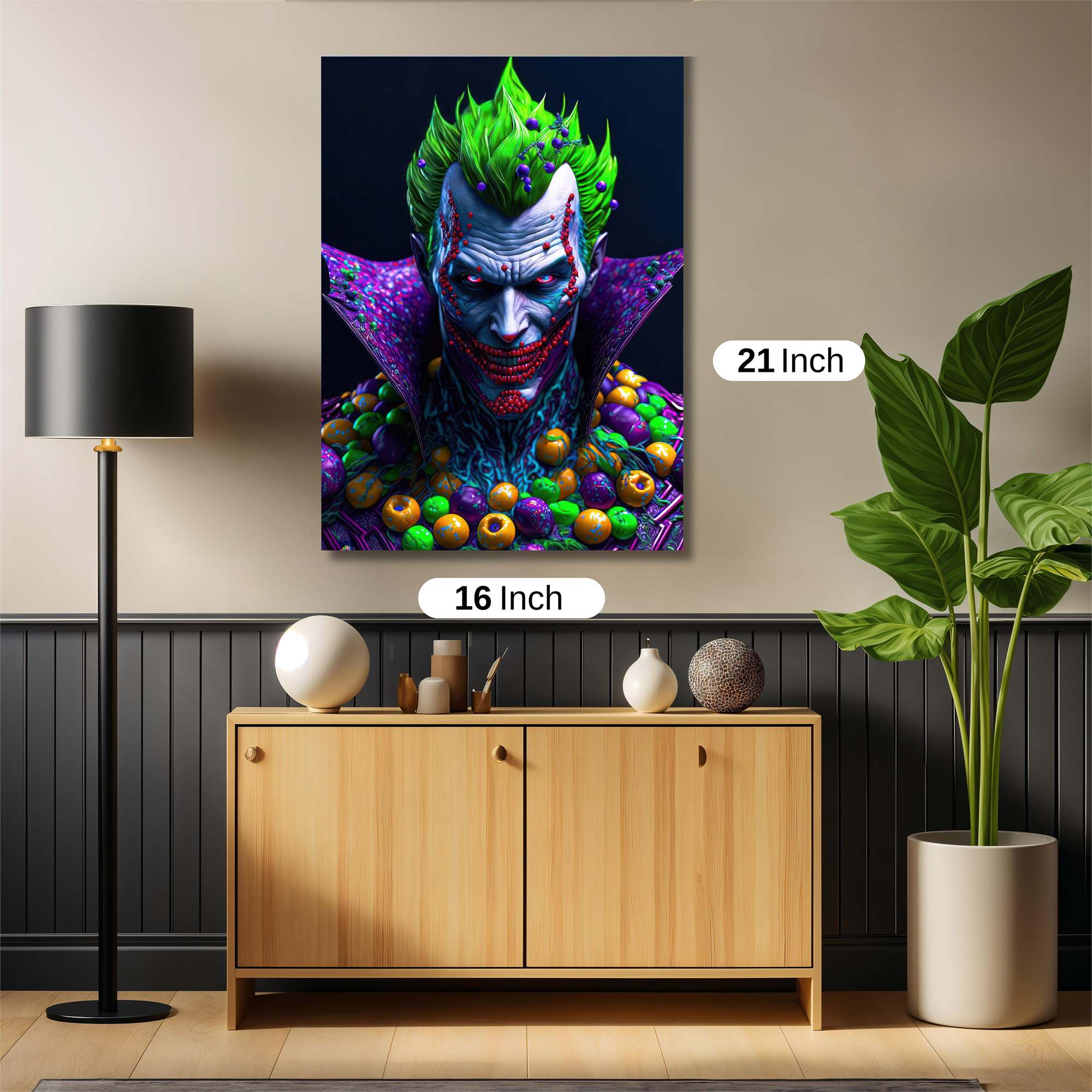 Joker Maniacal Safe Wall Magnetic / M