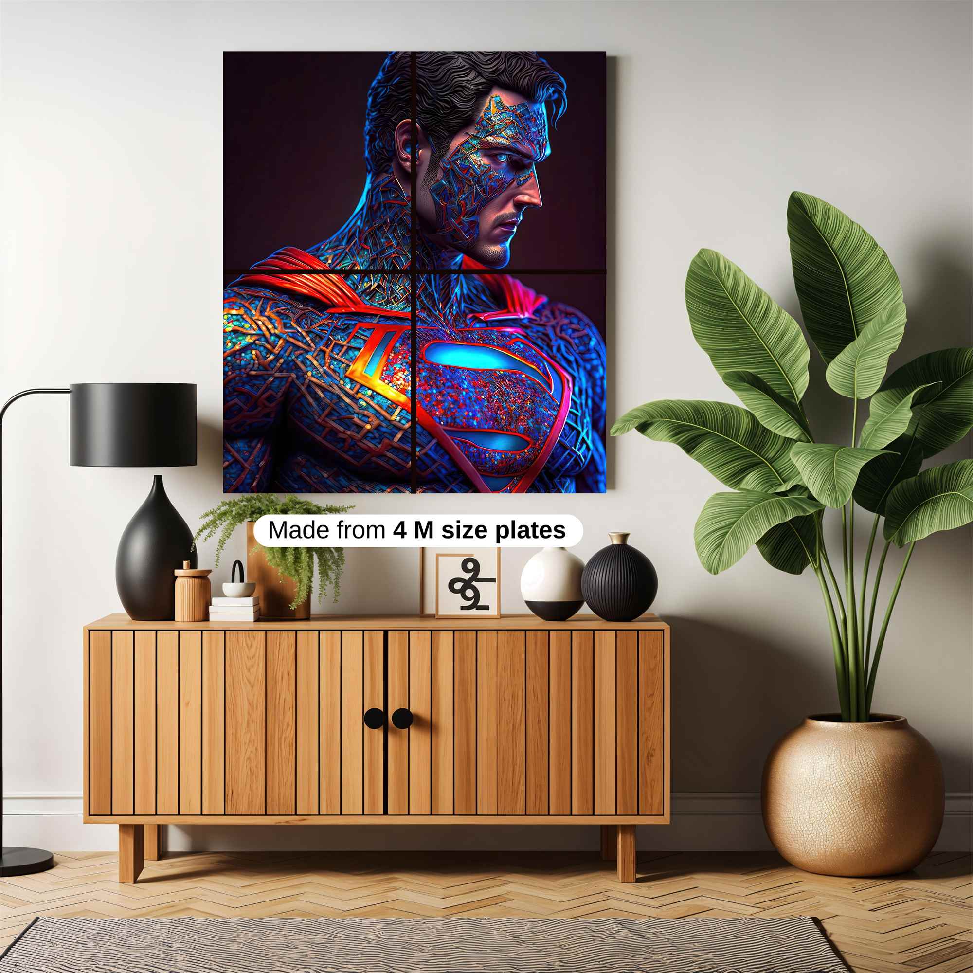 Superman Resilient Safe Wall Magnetic / M