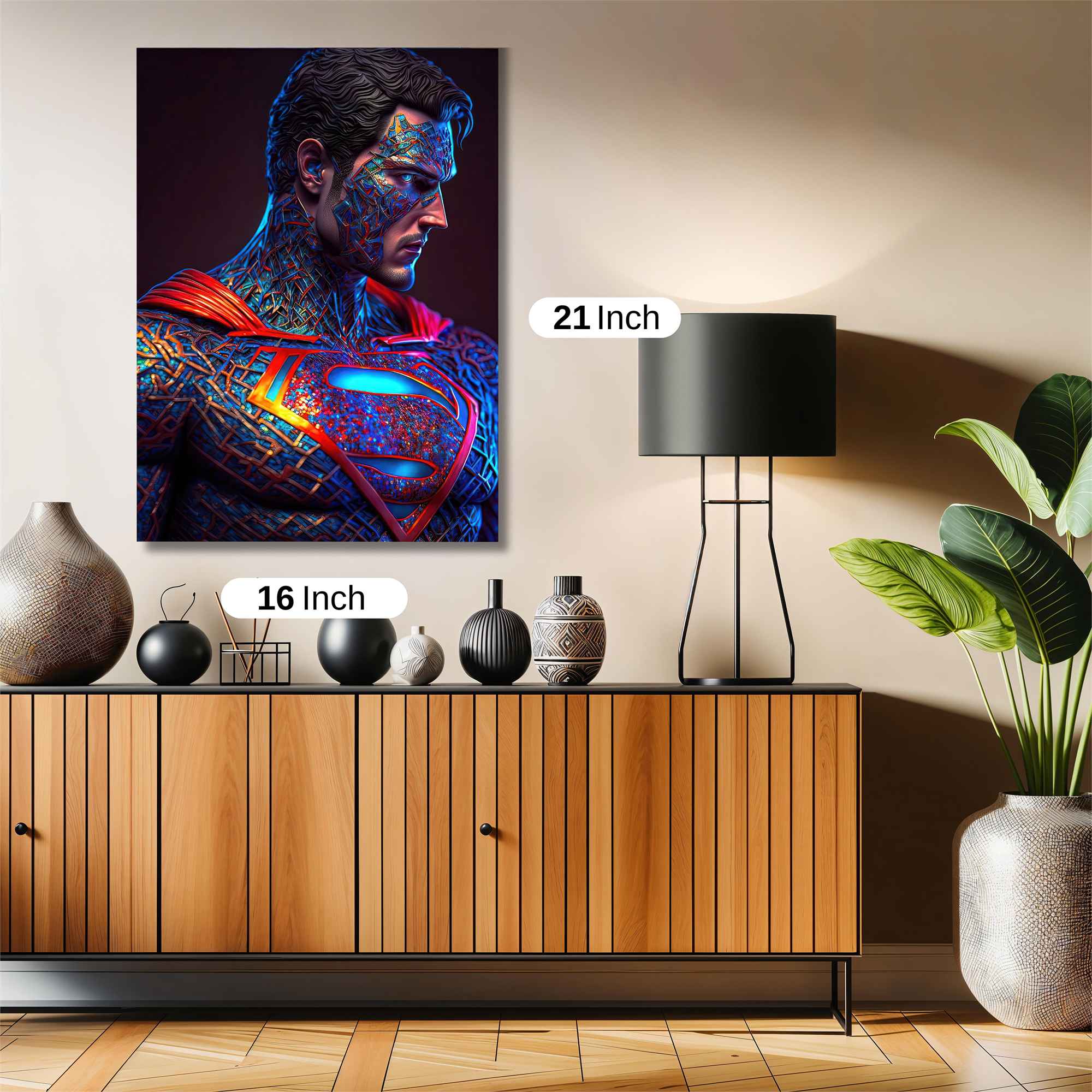 Superman Resilient Safe Wall Magnetic / M