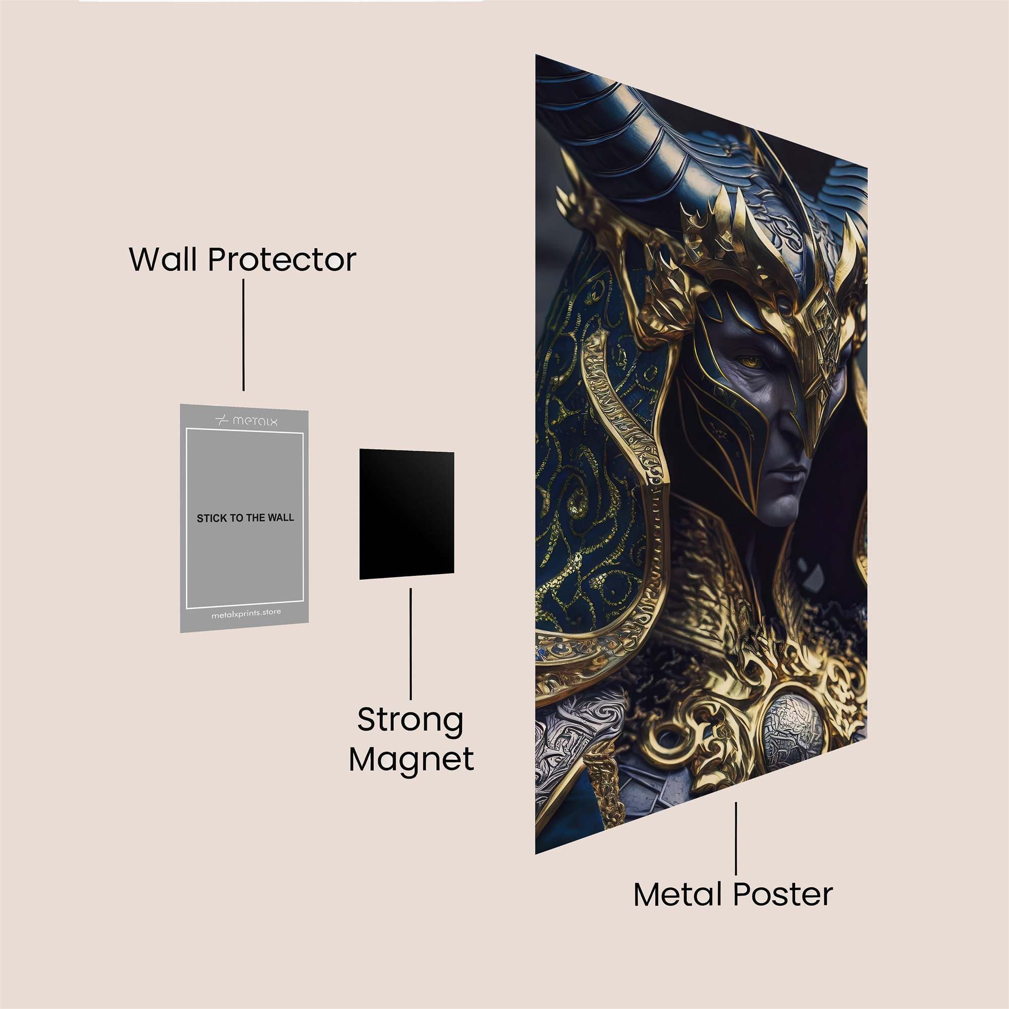 Demon Regal Safe Wall Magnetic / M