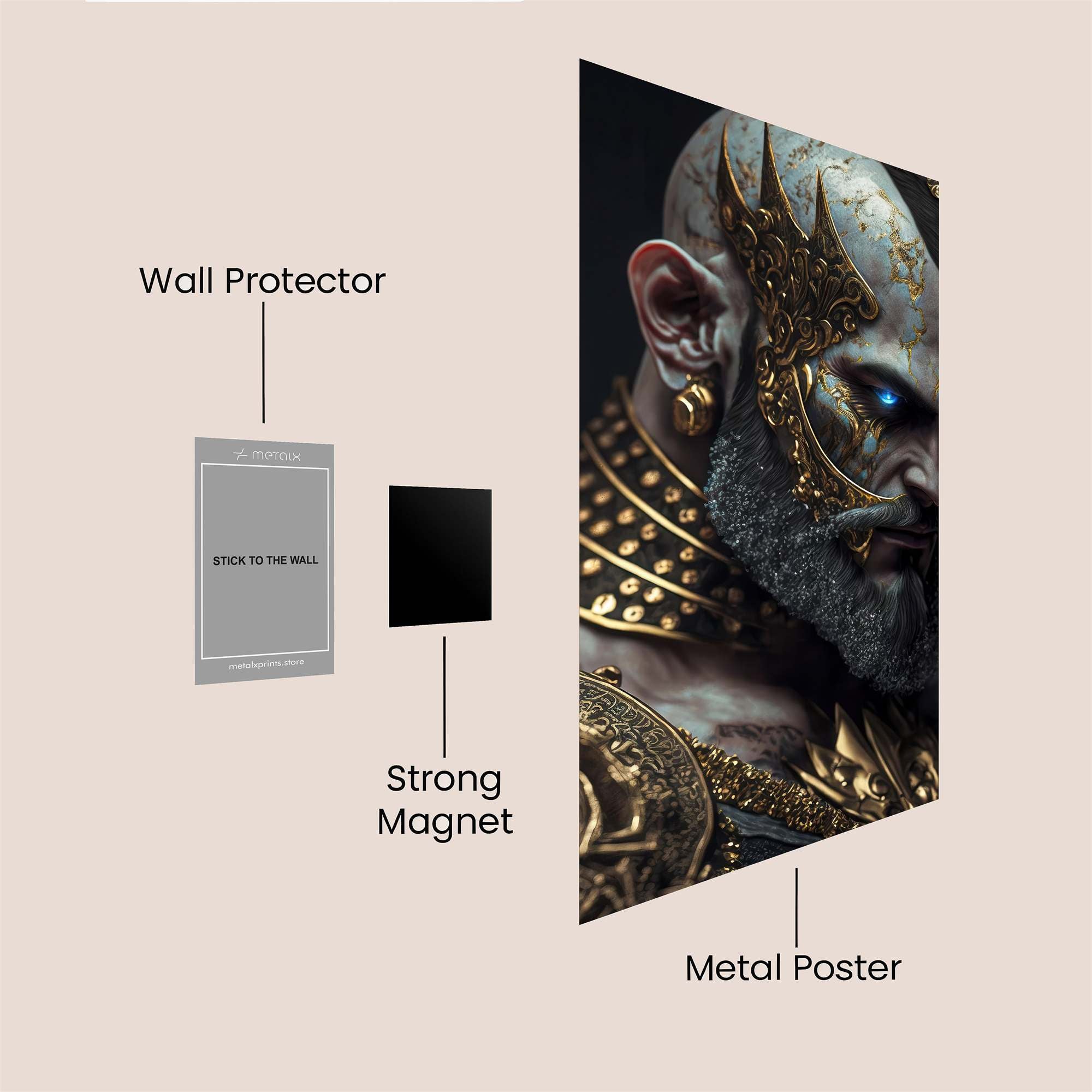 Kratos Majestic Safe Wall Magnetic / M