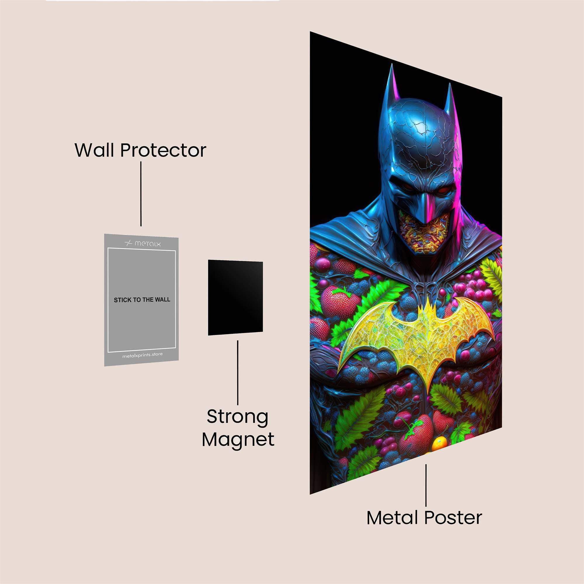 Batman Fruity Safe Wall Magnetic / M