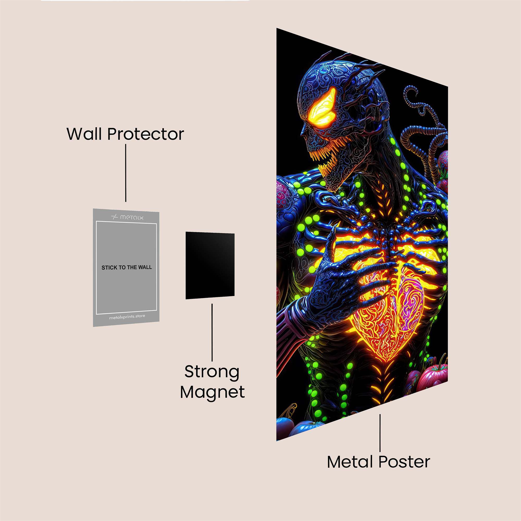 Venom Radiant Safe Wall Magnetic / M
