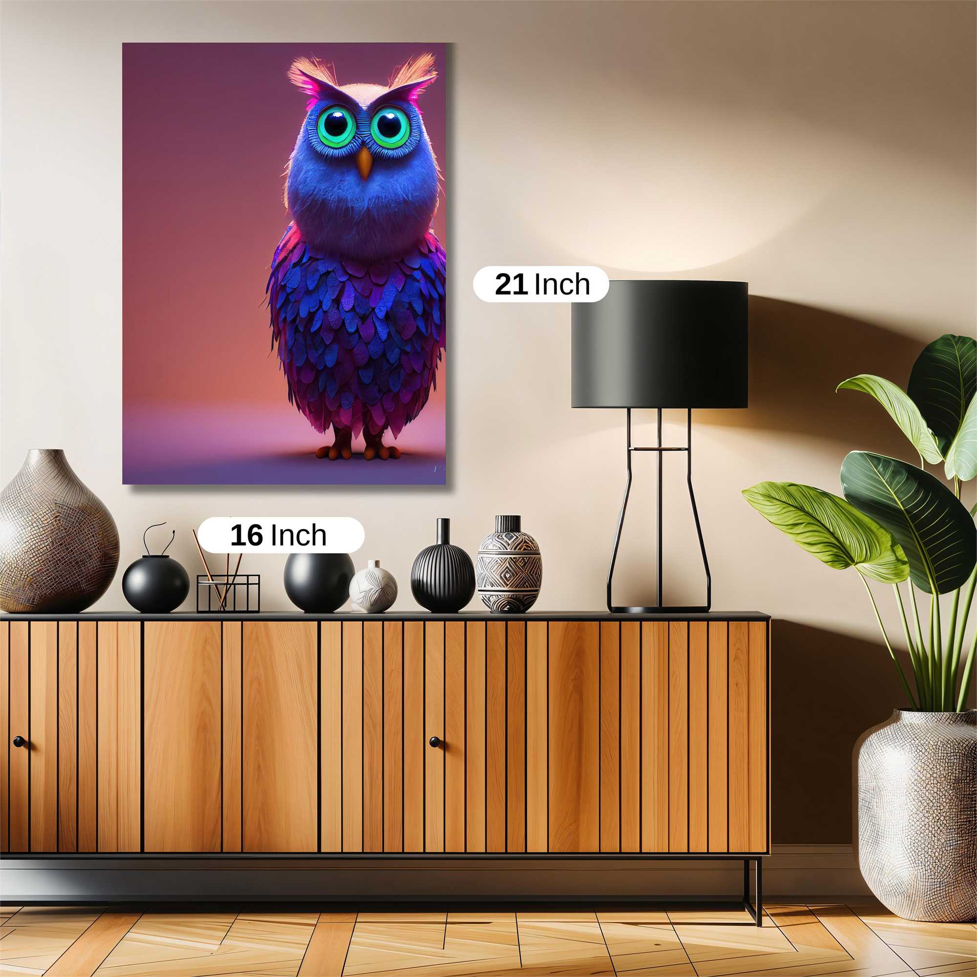 Owl Dreamscape Safe Wall Magnetic / M