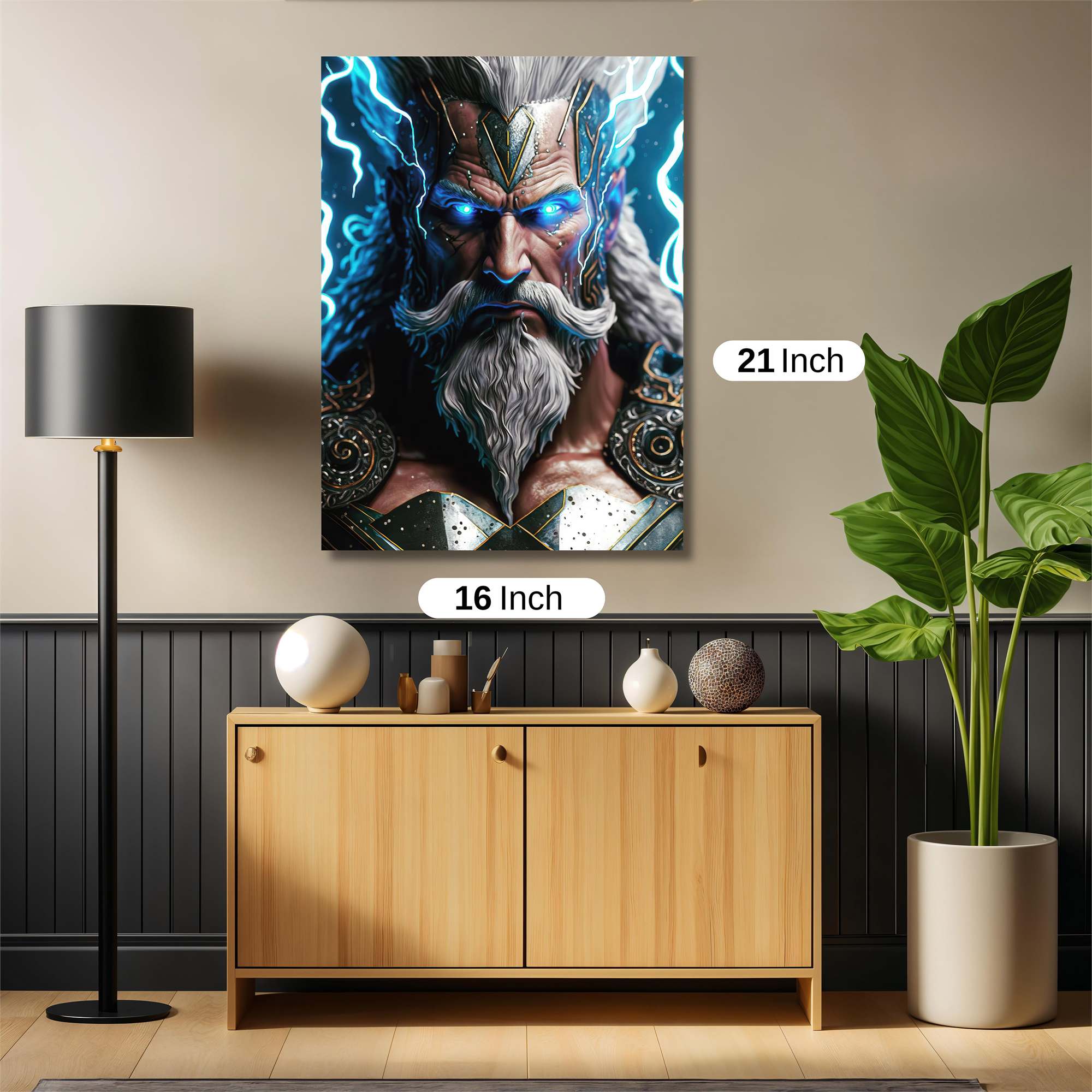 Zeus Enraged Safe Wall Magnetic / M