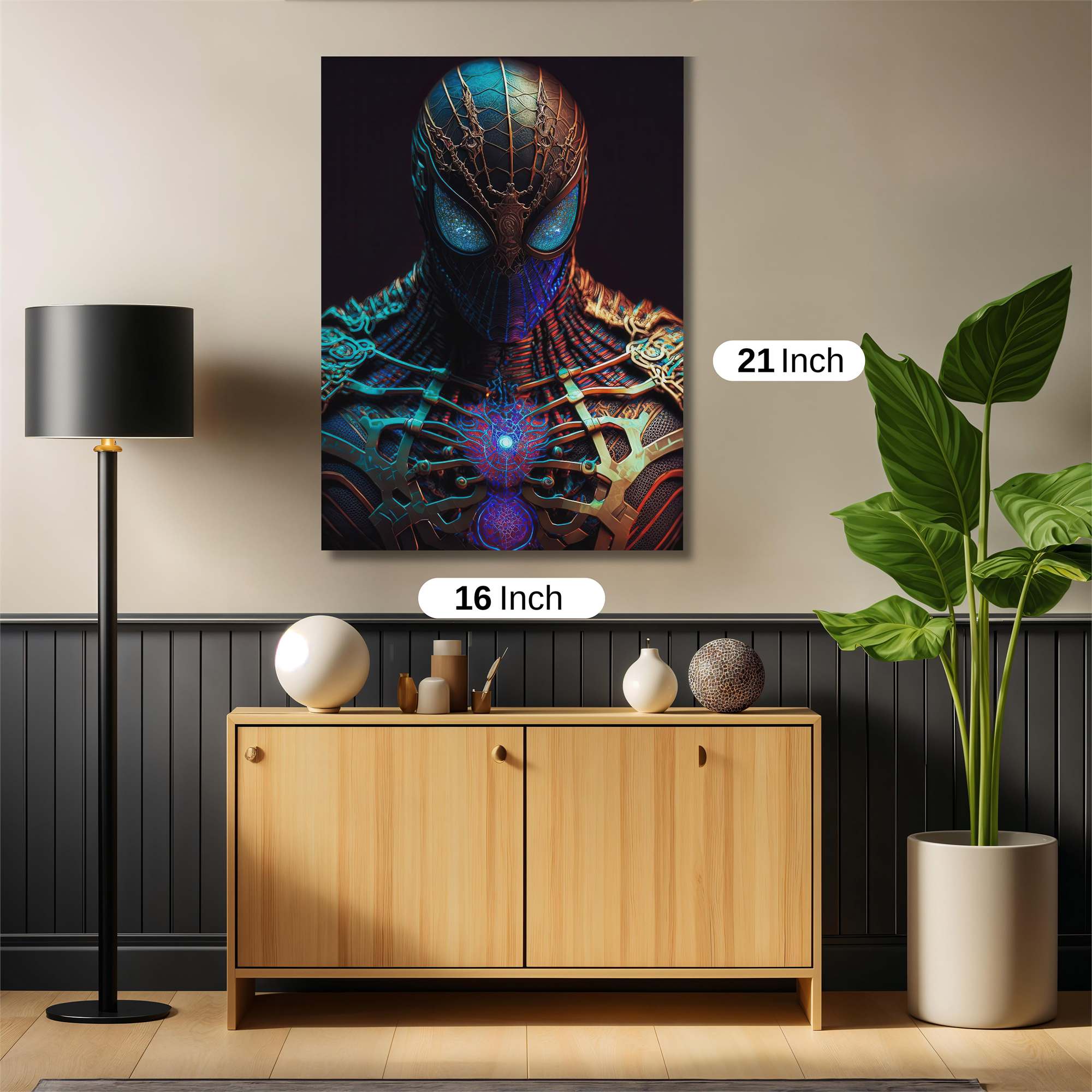 Spider Enigma Safe Wall Magnetic / M