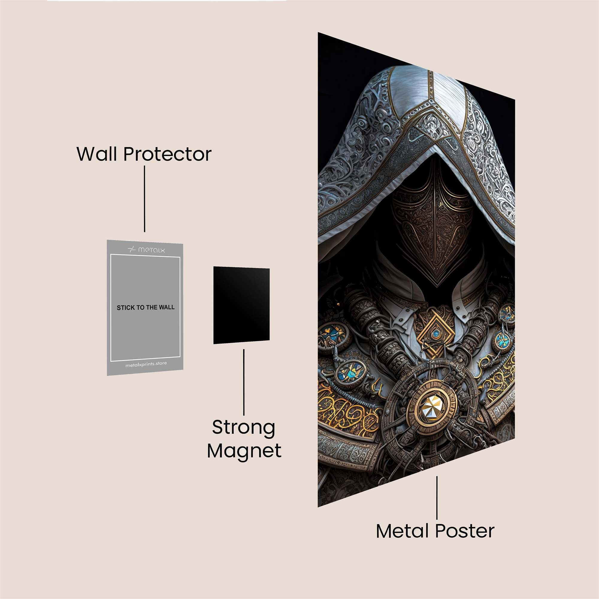 Assassin Enigmatic Safe Wall Magnetic / M