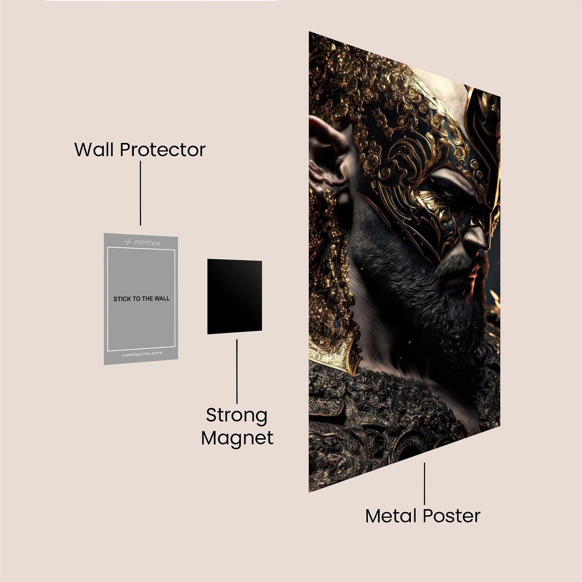 Ares Majestic Safe Wall Magnetic / M