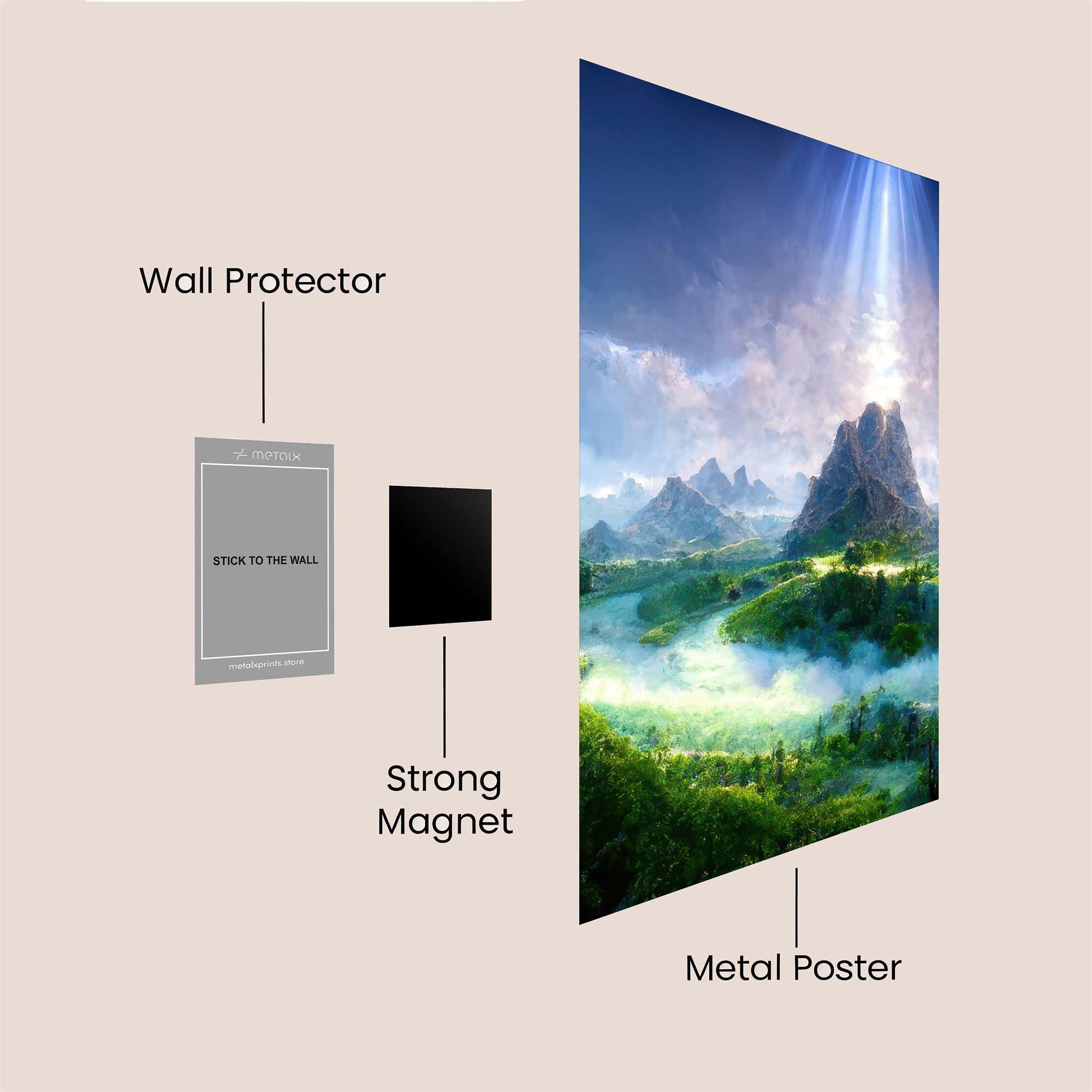 Edenic Radiance Safe Wall Magnetic / M