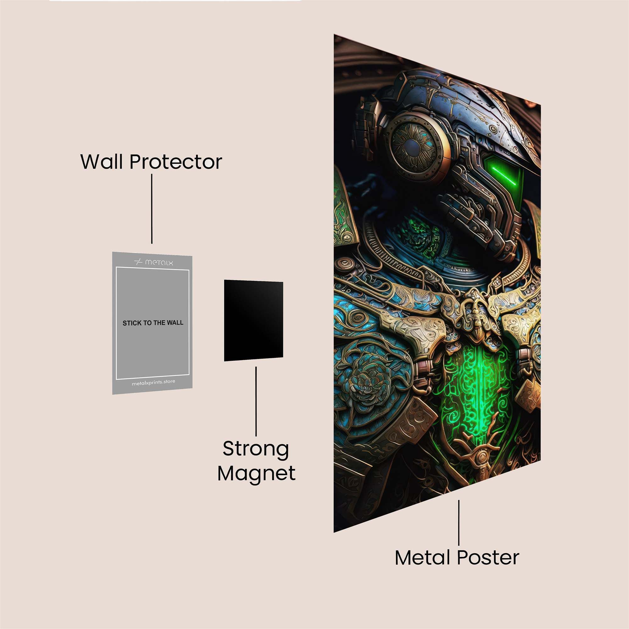 Knight Serene Safe Wall Magnetic / M