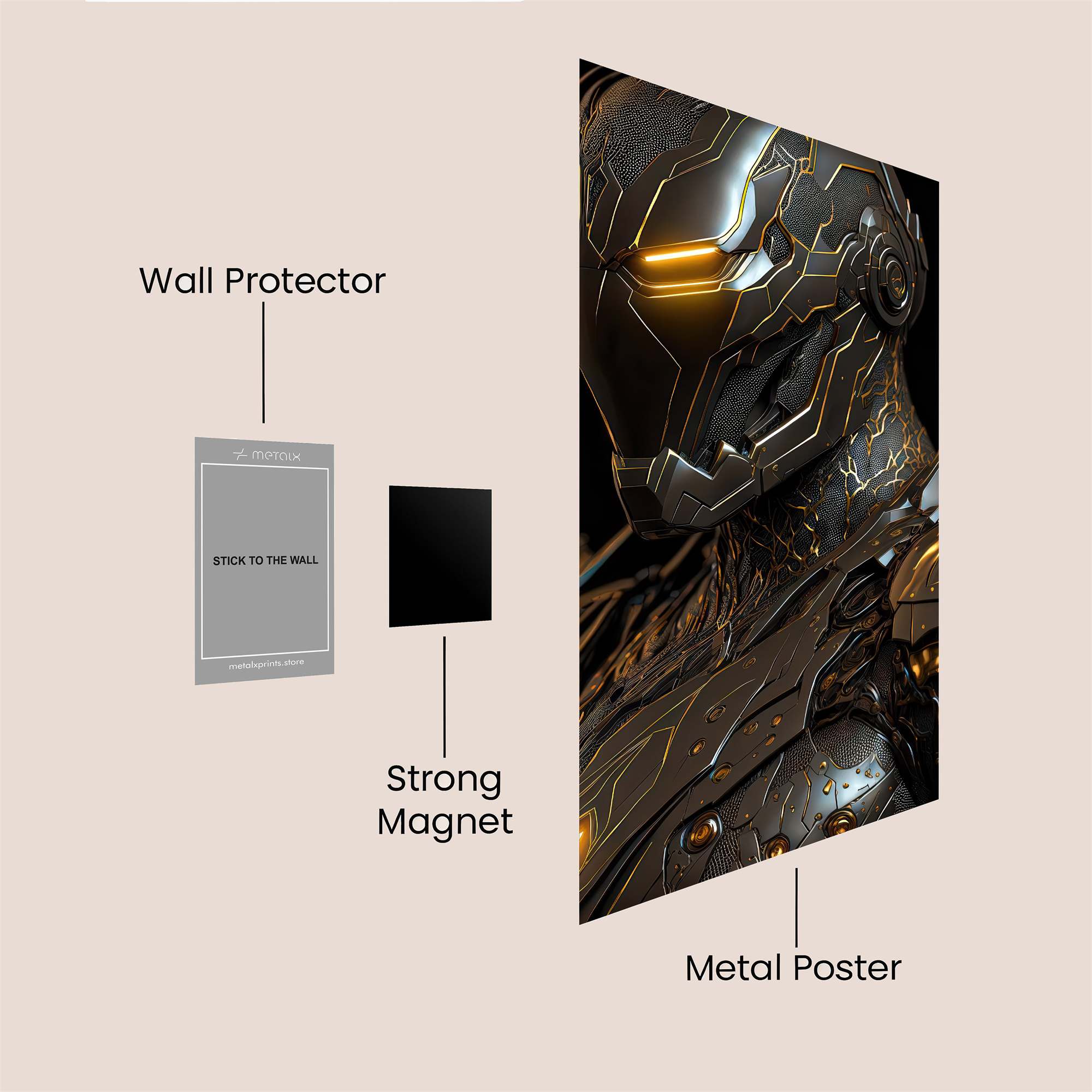 Iron Resolve Safe Wall Magnetic / M