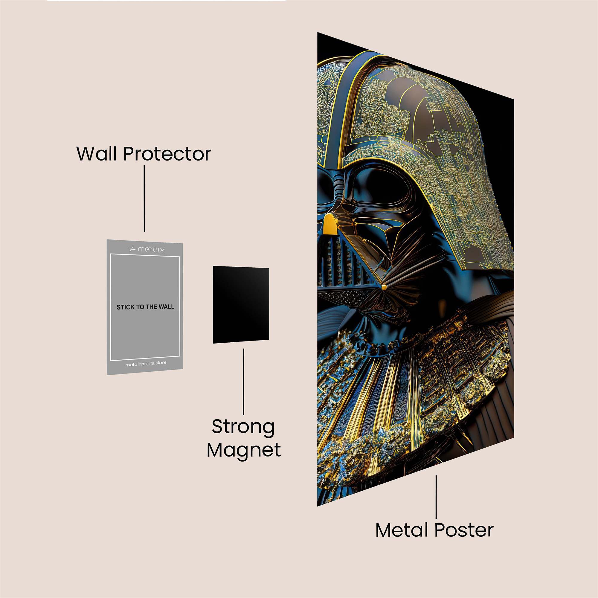 Darth Regal Safe Wall Magnetic / M