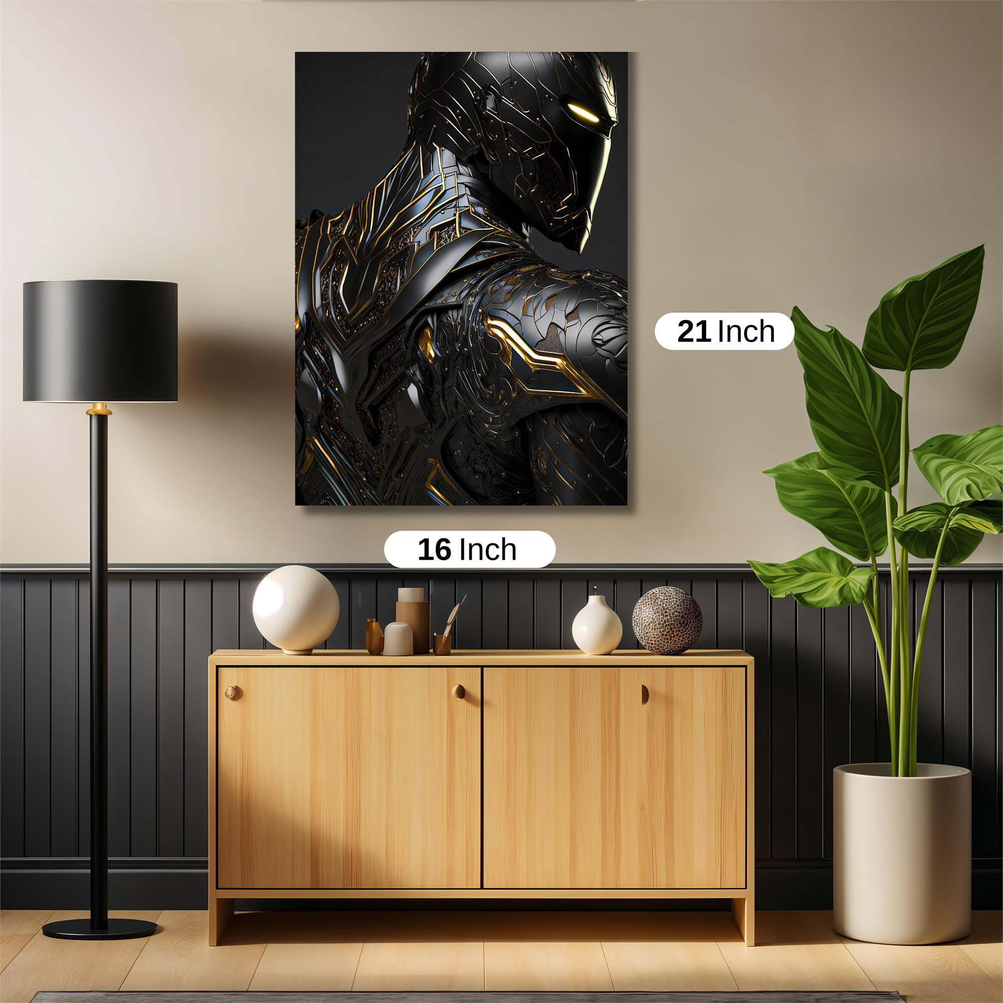 Black Enigma Safe Wall Magnetic / M
