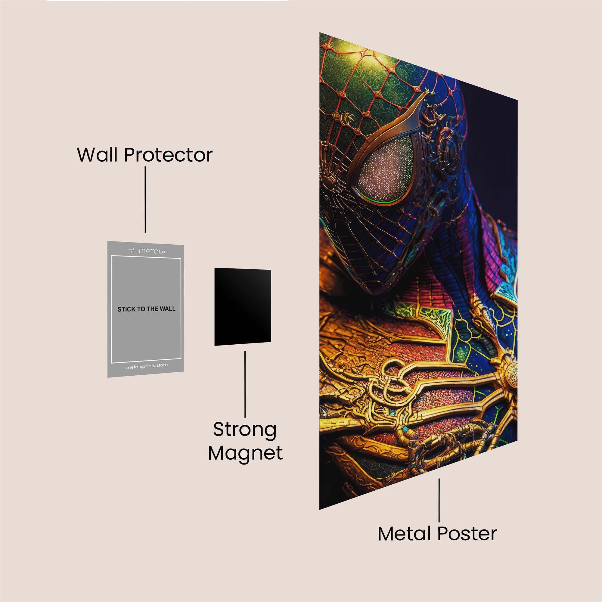 Spider Majesty Safe Wall Magnetic / M