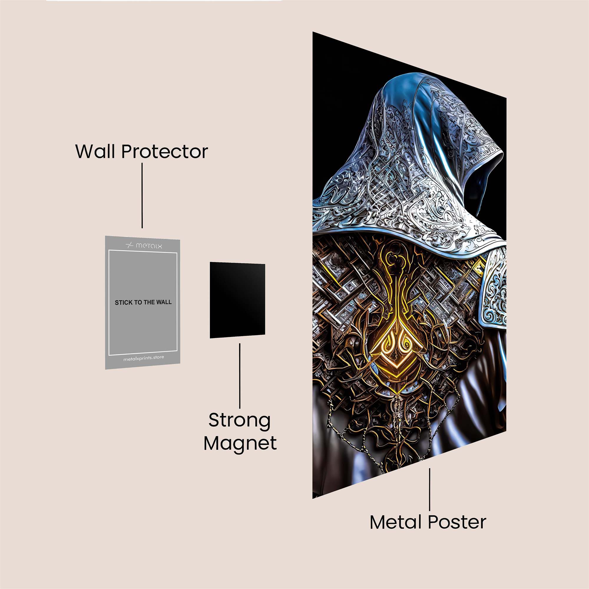 Assassin Enigmatic Safe Wall Magnetic / M
