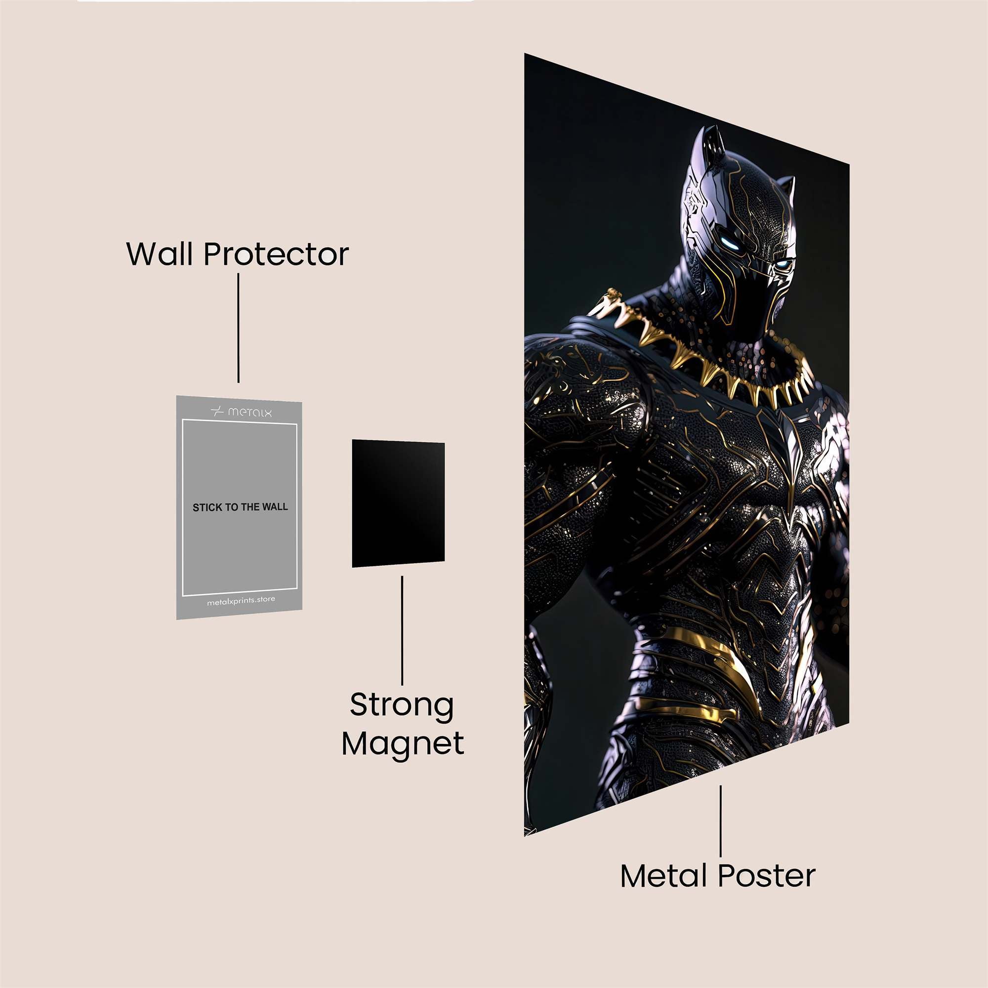 Panther Regal Safe Wall Magnetic / M