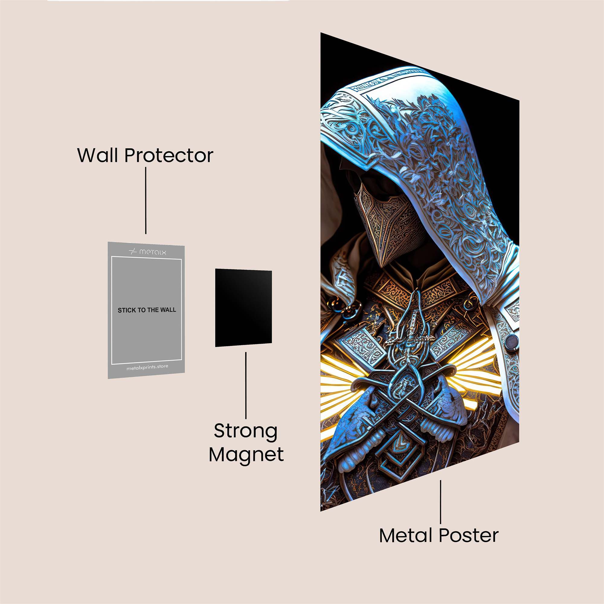 Assassin Enigmatic Safe Wall Magnetic / M