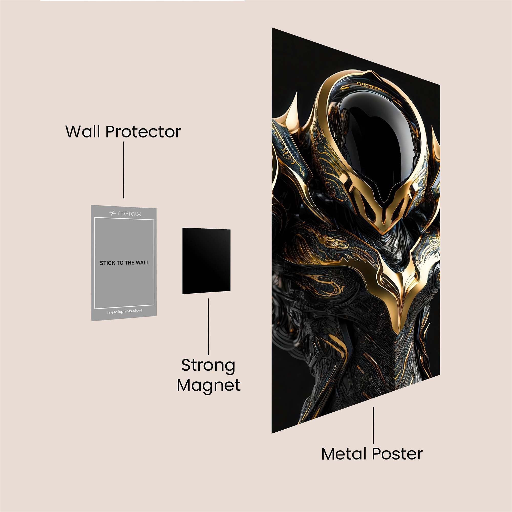 Knight Enigma Safe Wall Magnetic / M