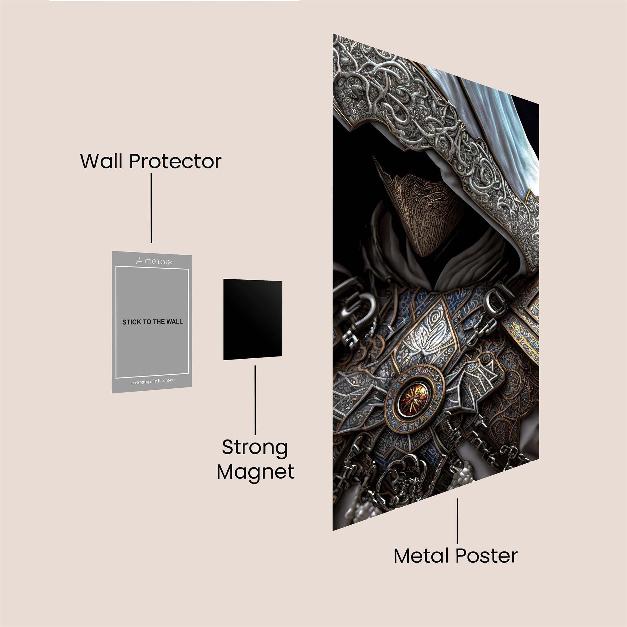 Assassin's Enigma Safe Wall Magnetic / M