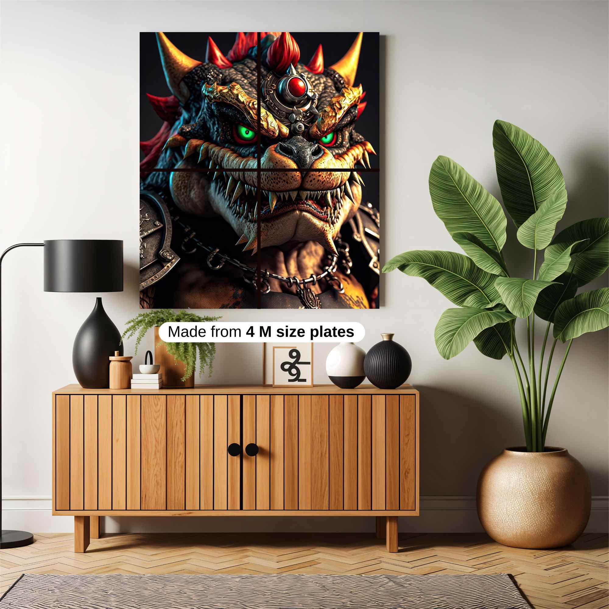Bowser Ferocious Safe Wall Magnetic / M