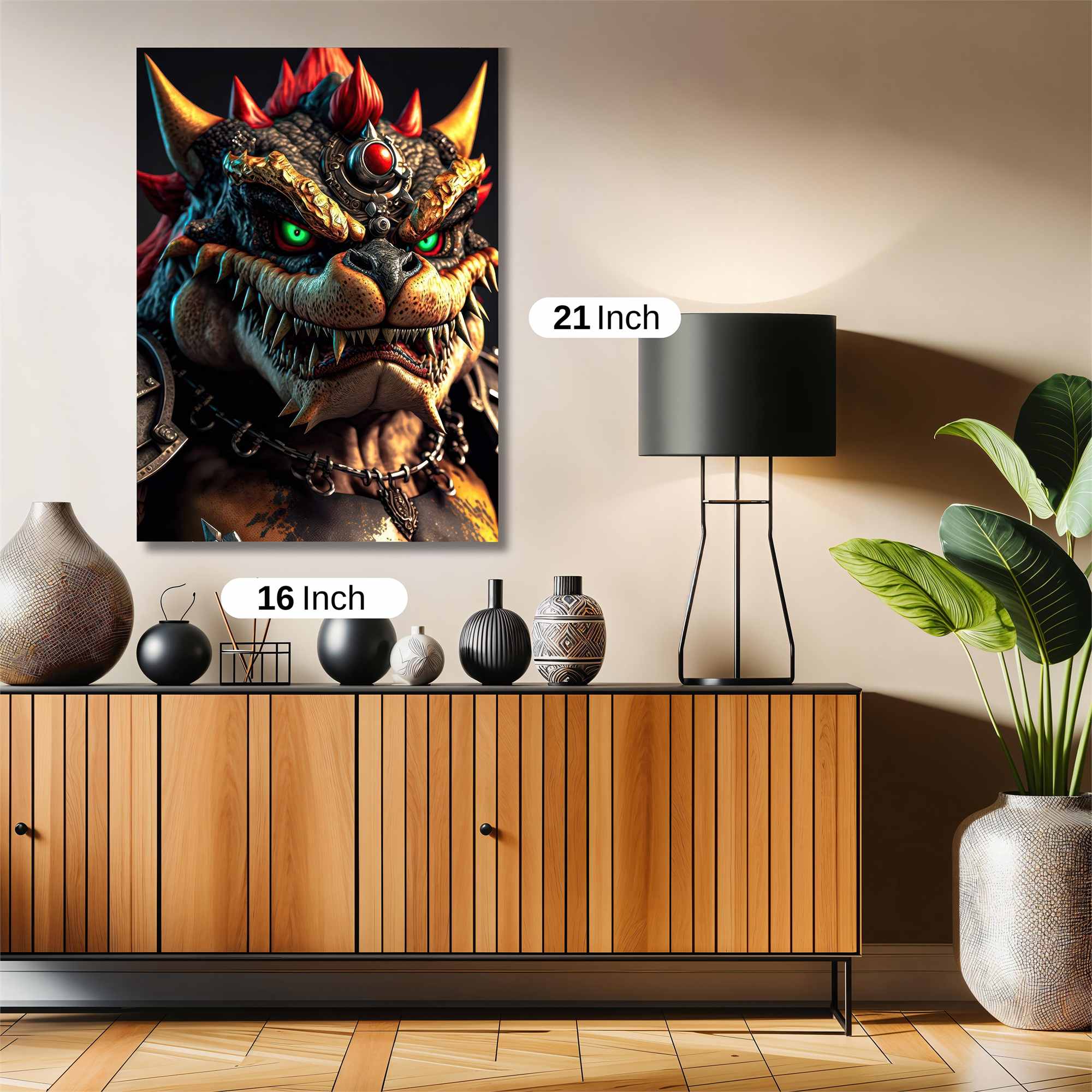 Bowser Ferocious Safe Wall Magnetic / M