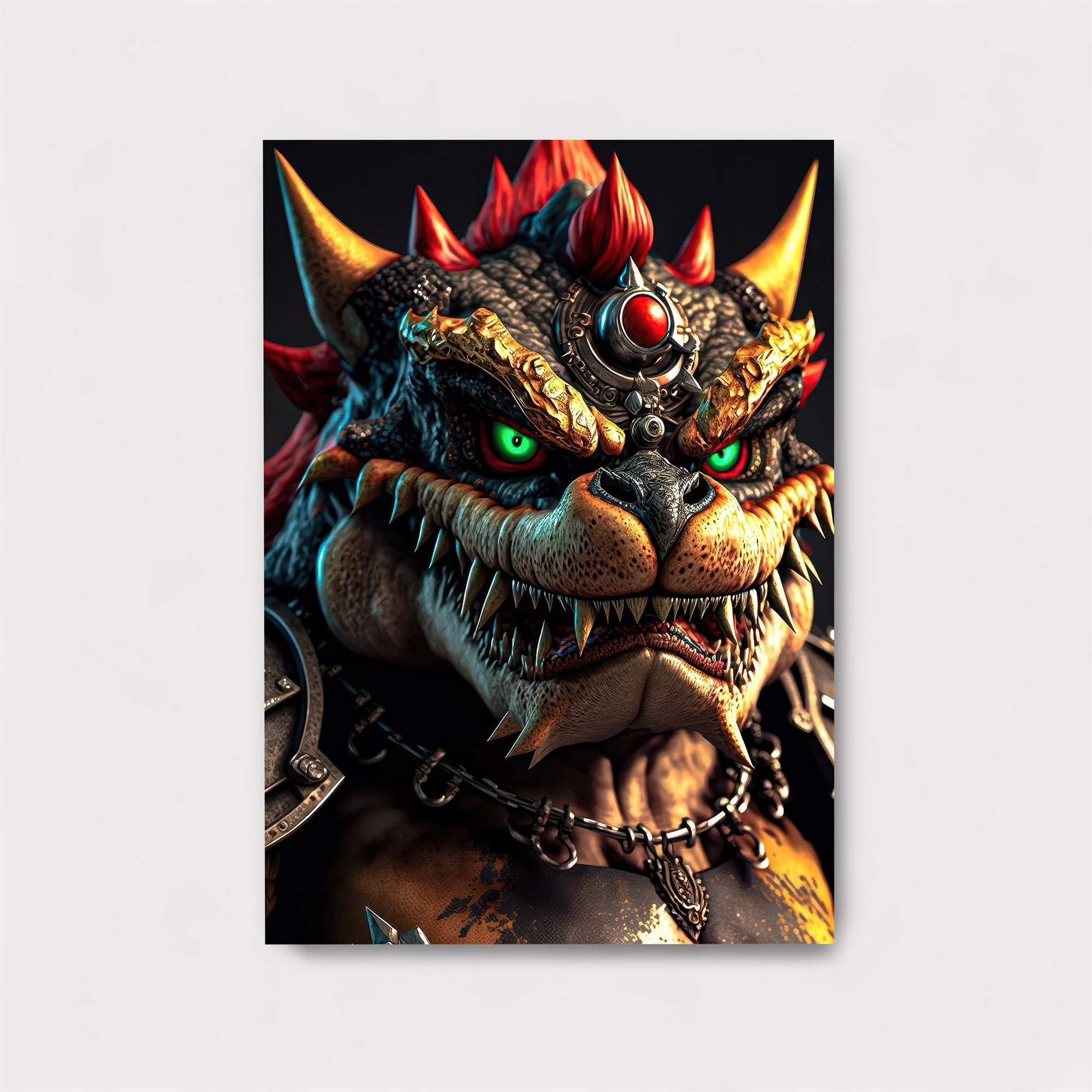 Bowser Ferocious Safe Wall Magnetic / M
