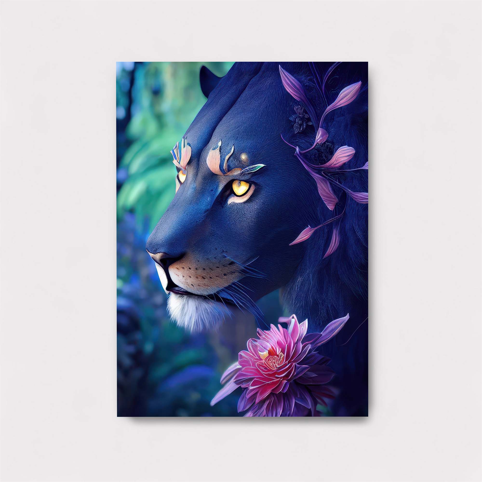 Floral Panther Safe Wall Magnetic / M