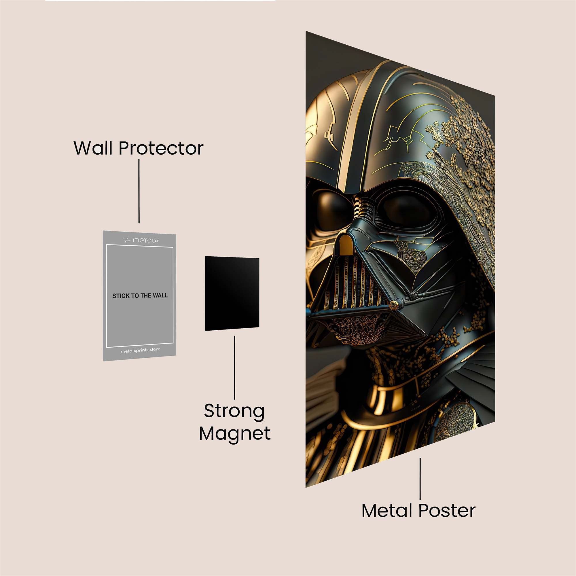 Vader Regal Safe Wall Magnetic / M