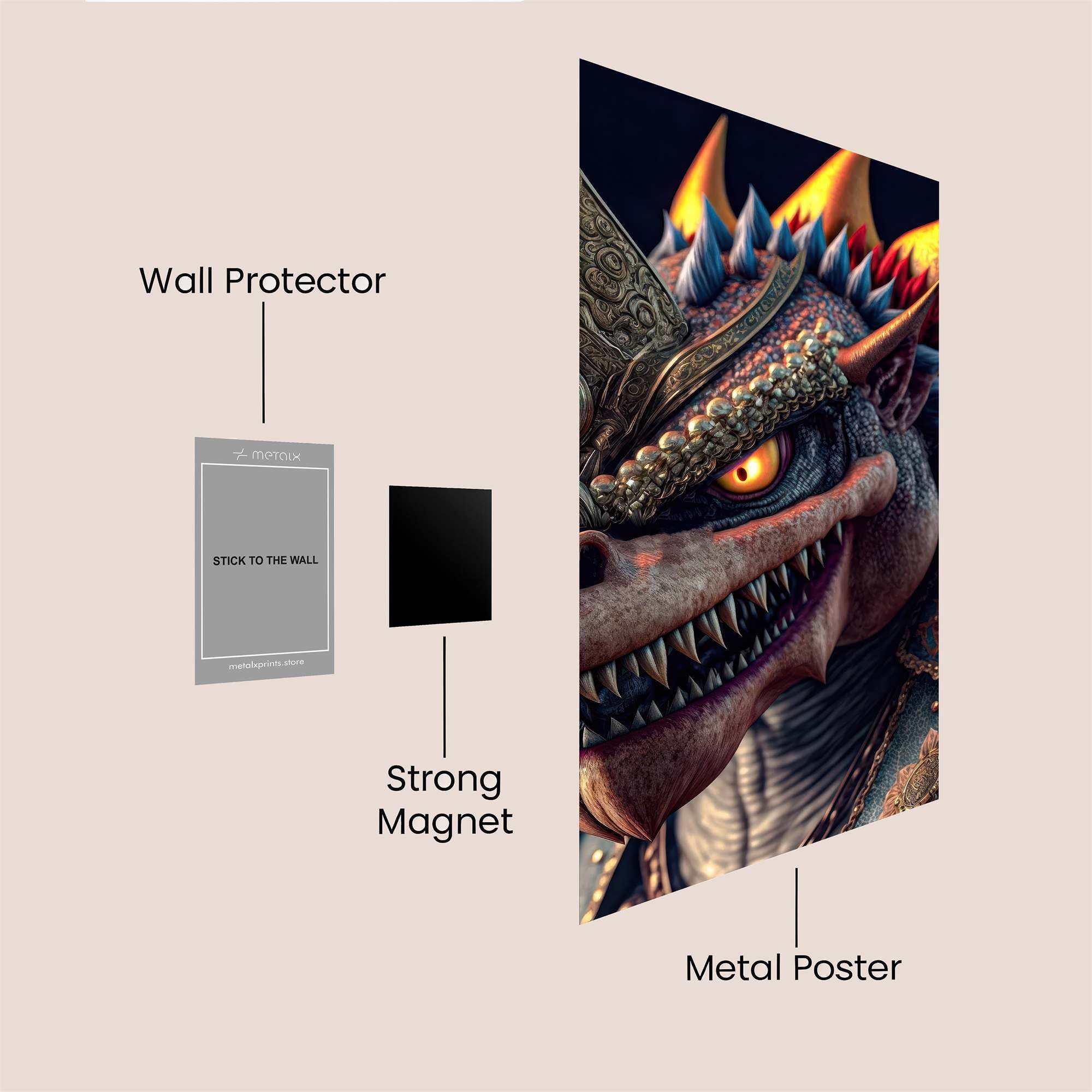 KingMenace Safe Wall Magnetic / M