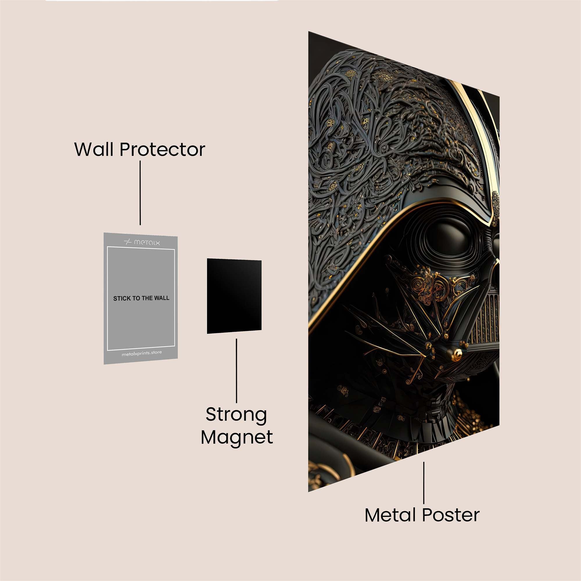 Vader Regal Safe Wall Magnetic / M