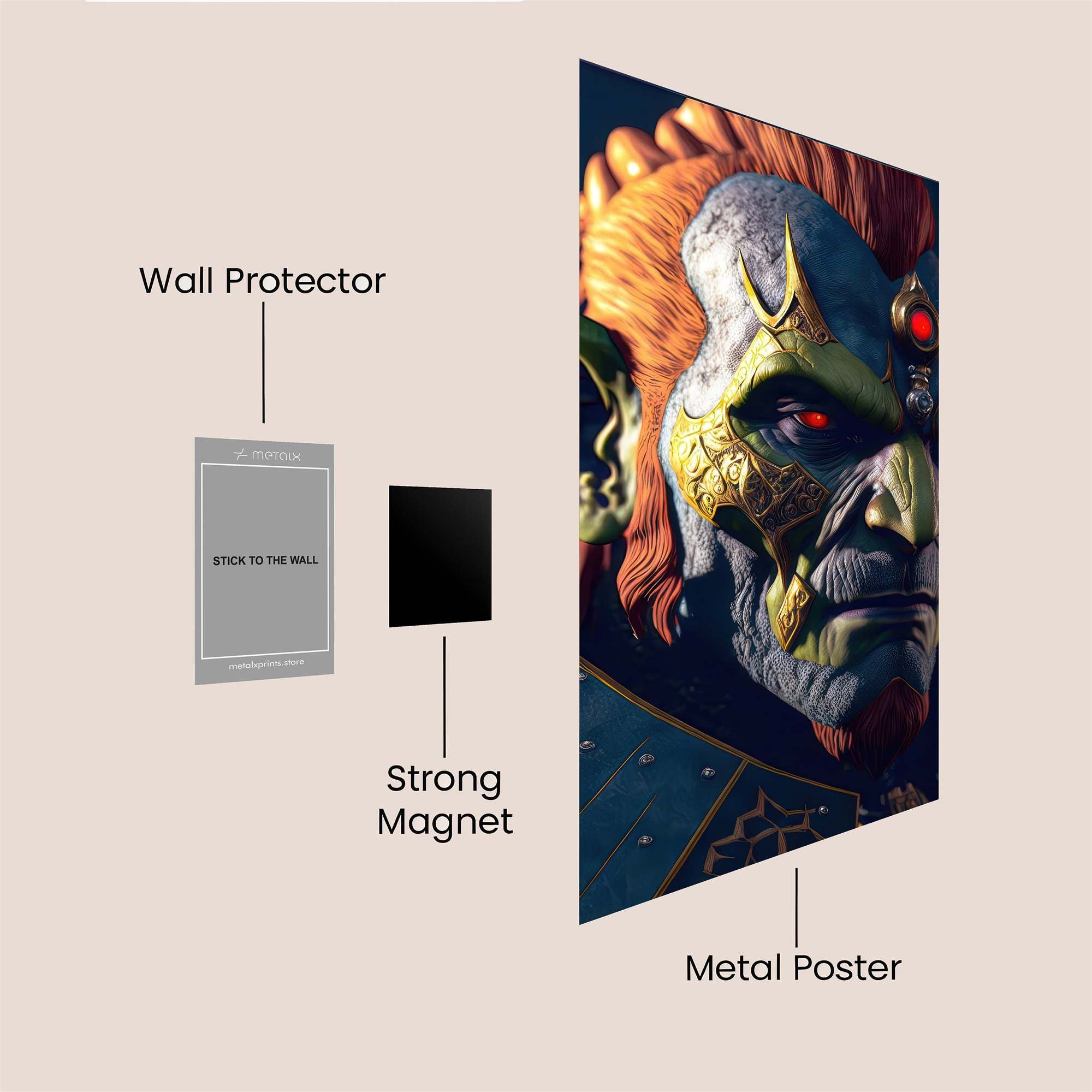 Kil'jaeden Sinister Safe Wall Magnetic / M