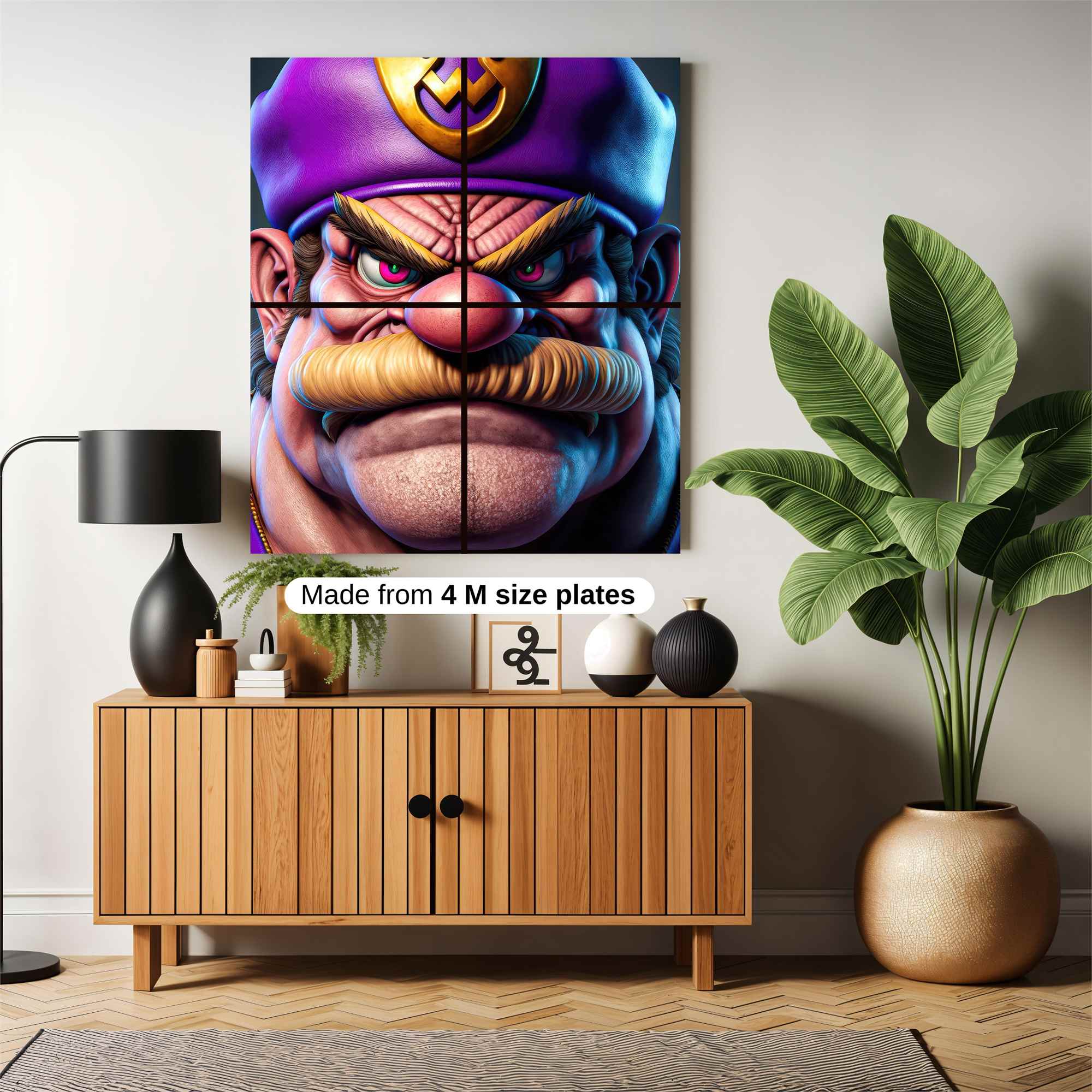 Wario Menacing Safe Wall Magnetic / M