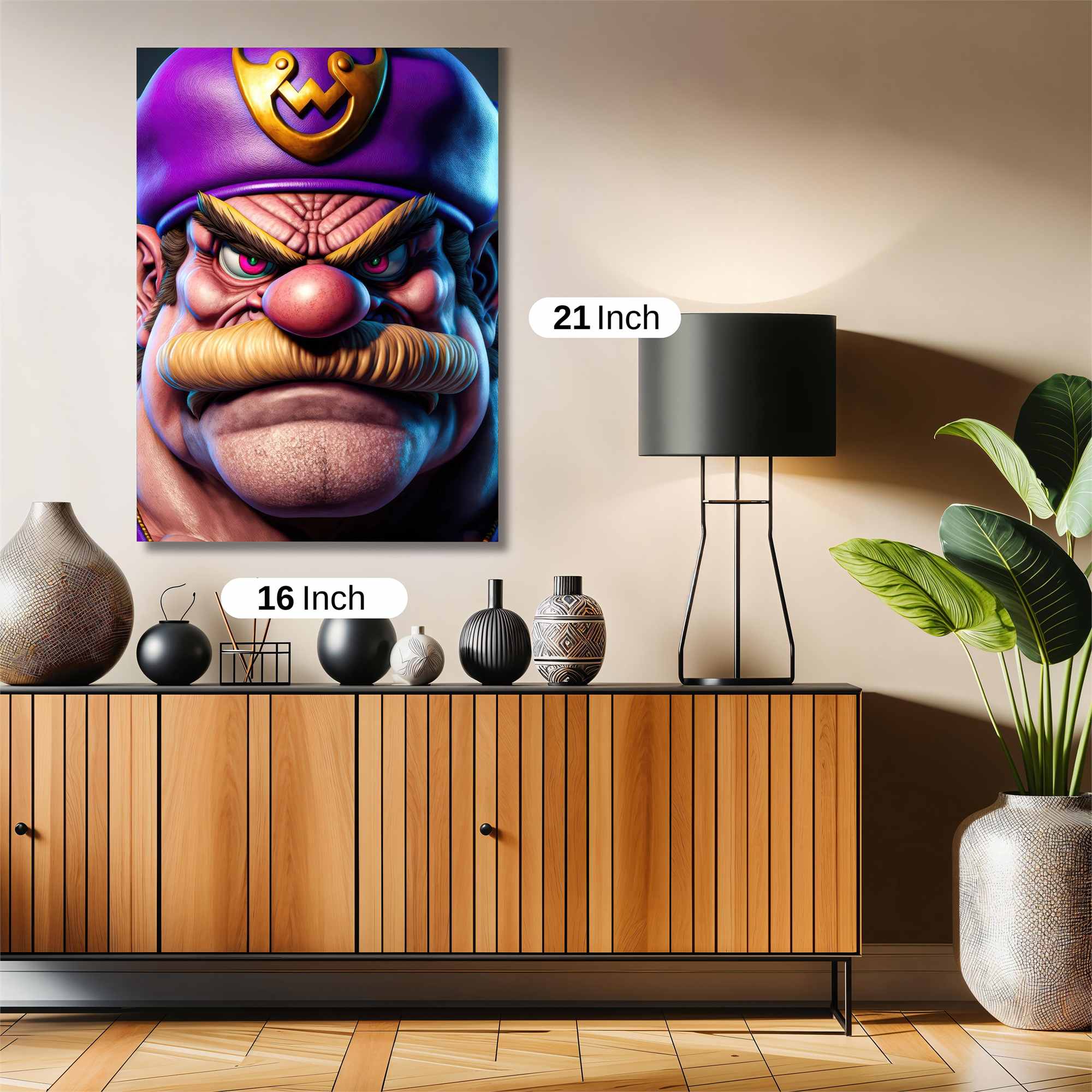 Wario Menacing Safe Wall Magnetic / M
