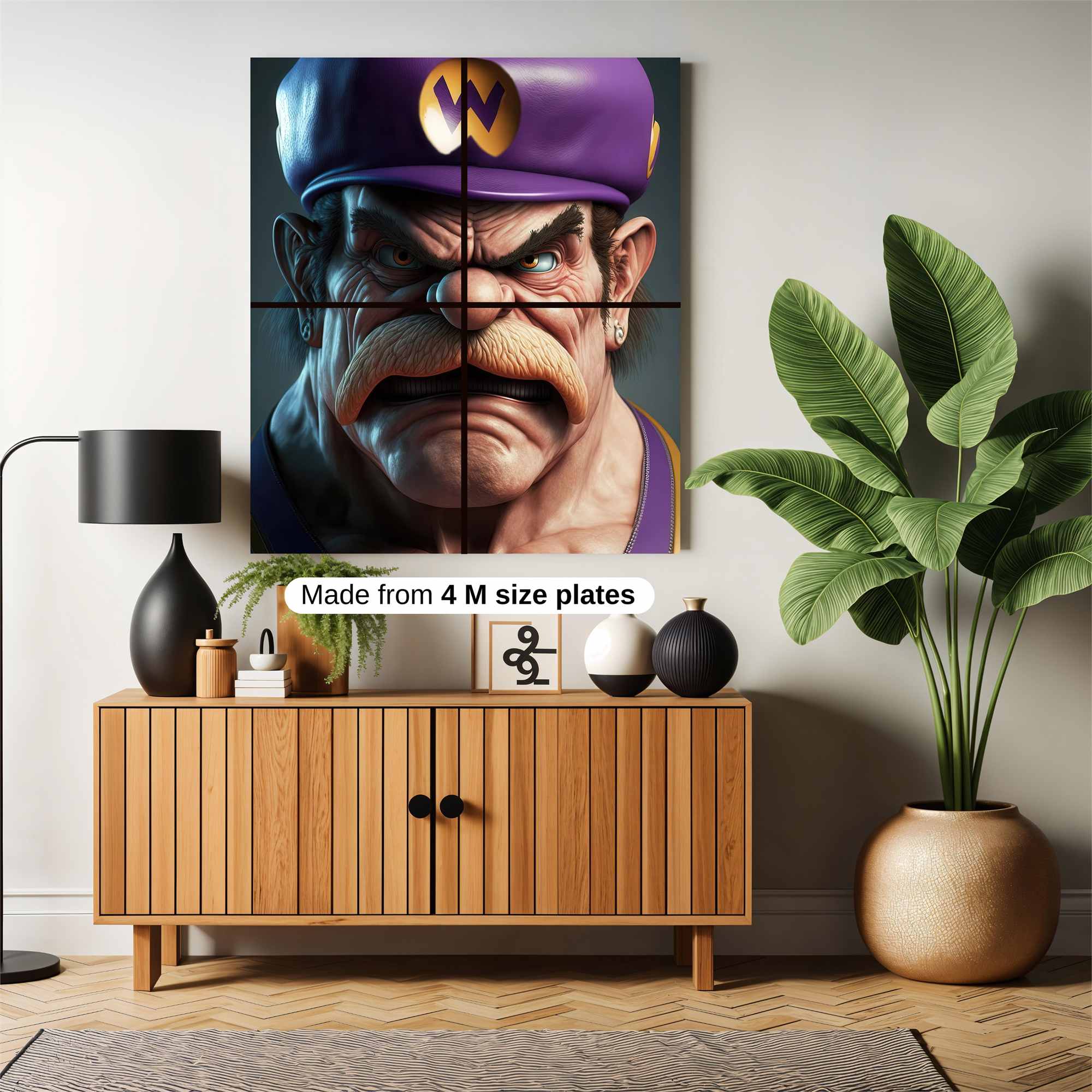 Wario Wrathful Safe Wall Magnetic / M