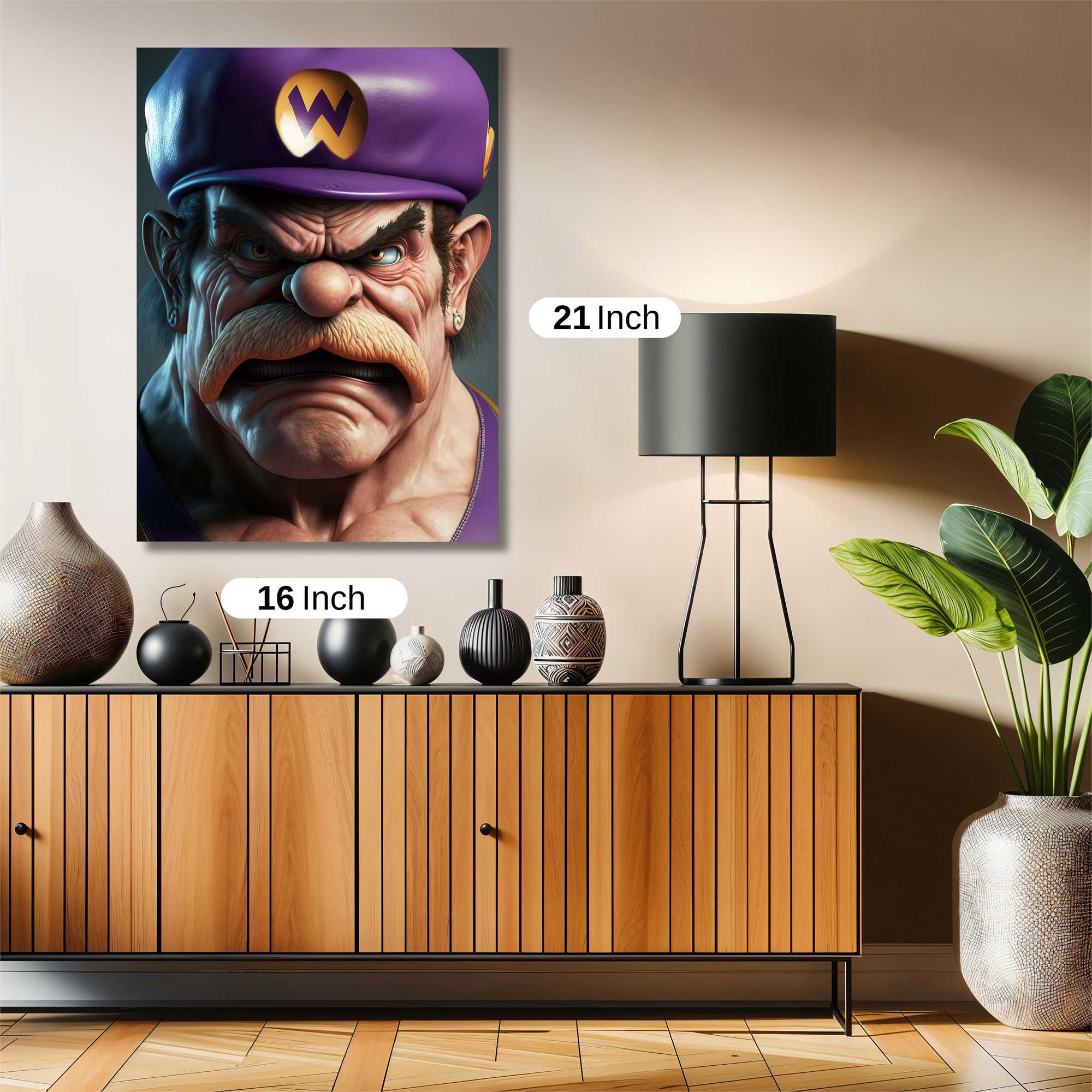 Wario Wrathful Safe Wall Magnetic / M