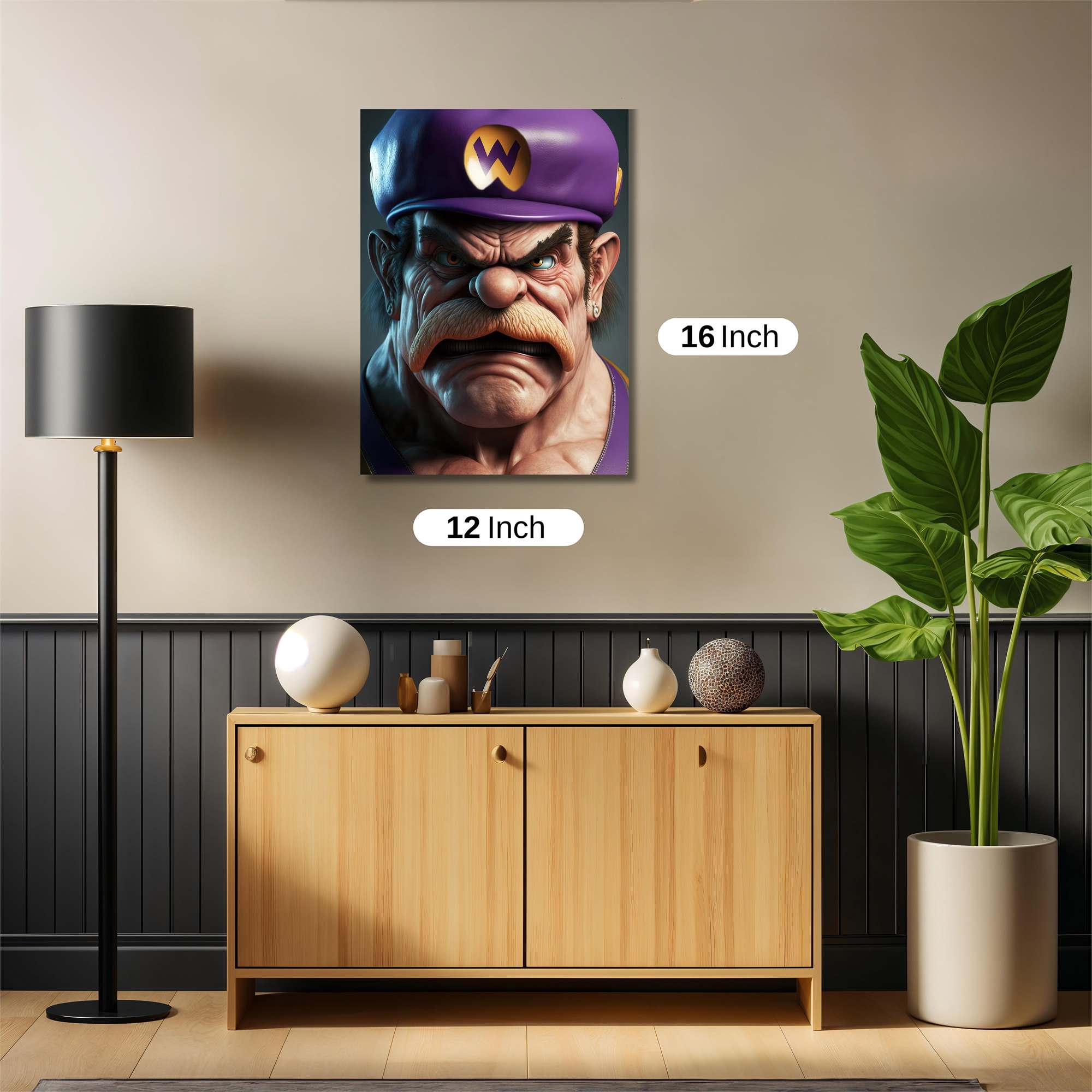 Wario Wrathful Safe Wall Magnetic / M