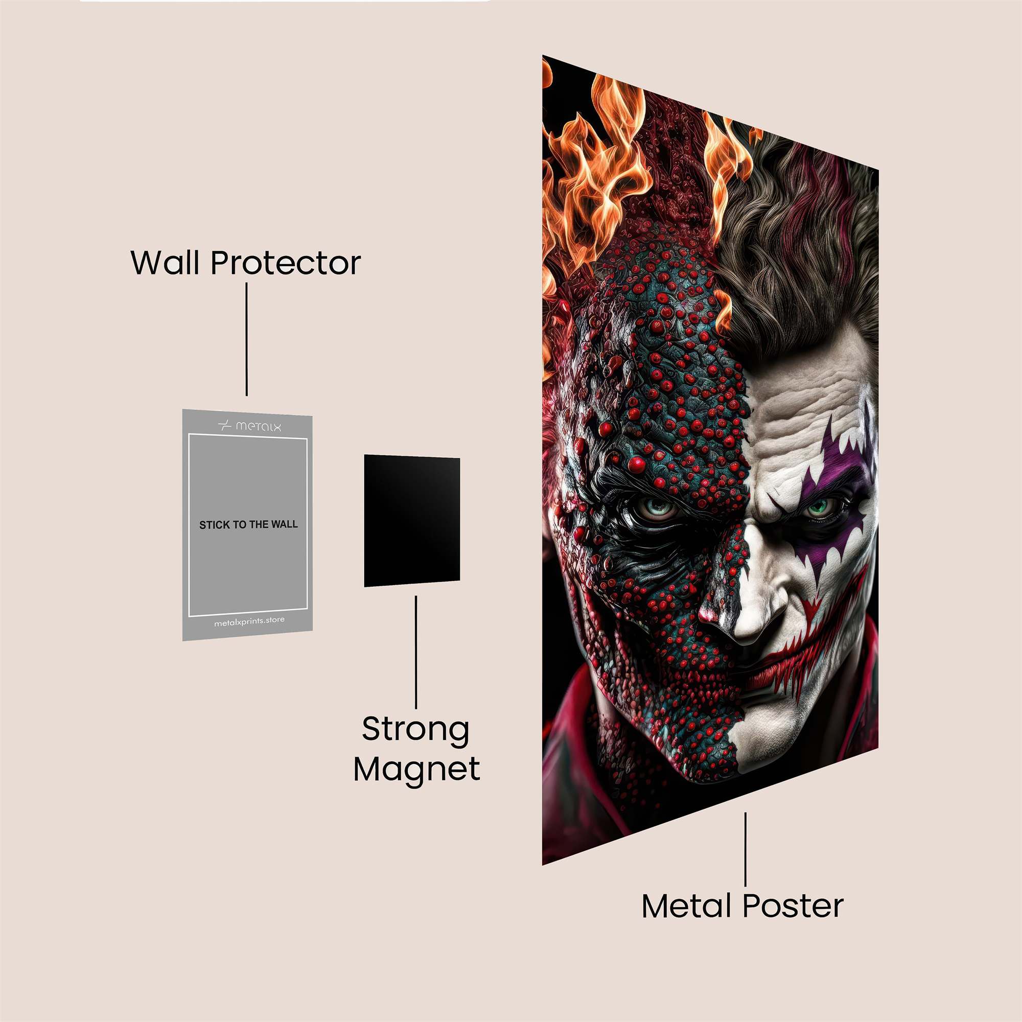 Joker Inferno Safe Wall Magnetic / M