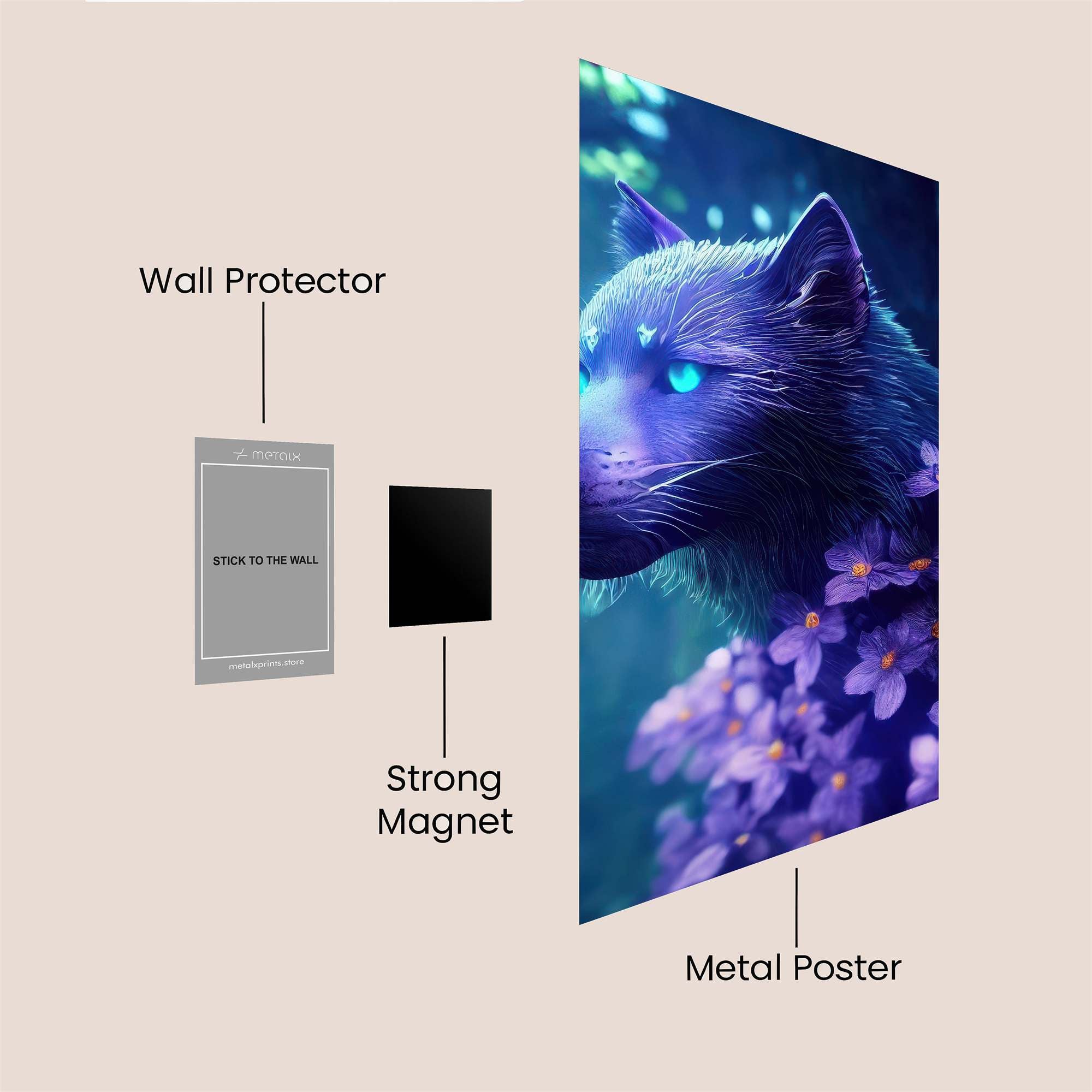 Wolf Serenity Safe Wall Magnetic / M