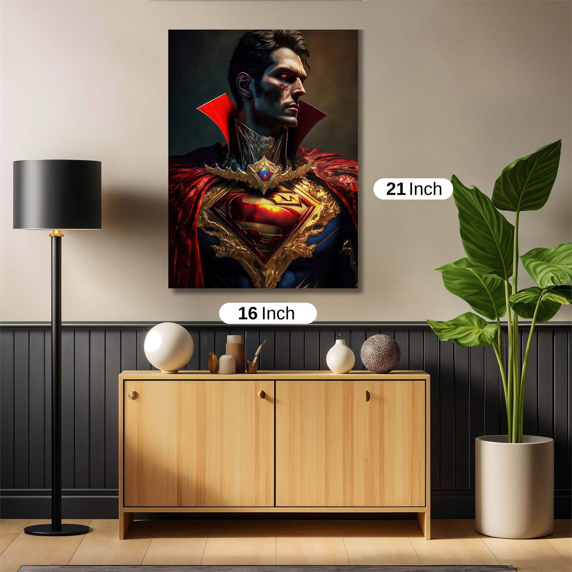 Superman Gloom Safe Wall Magnetic / M