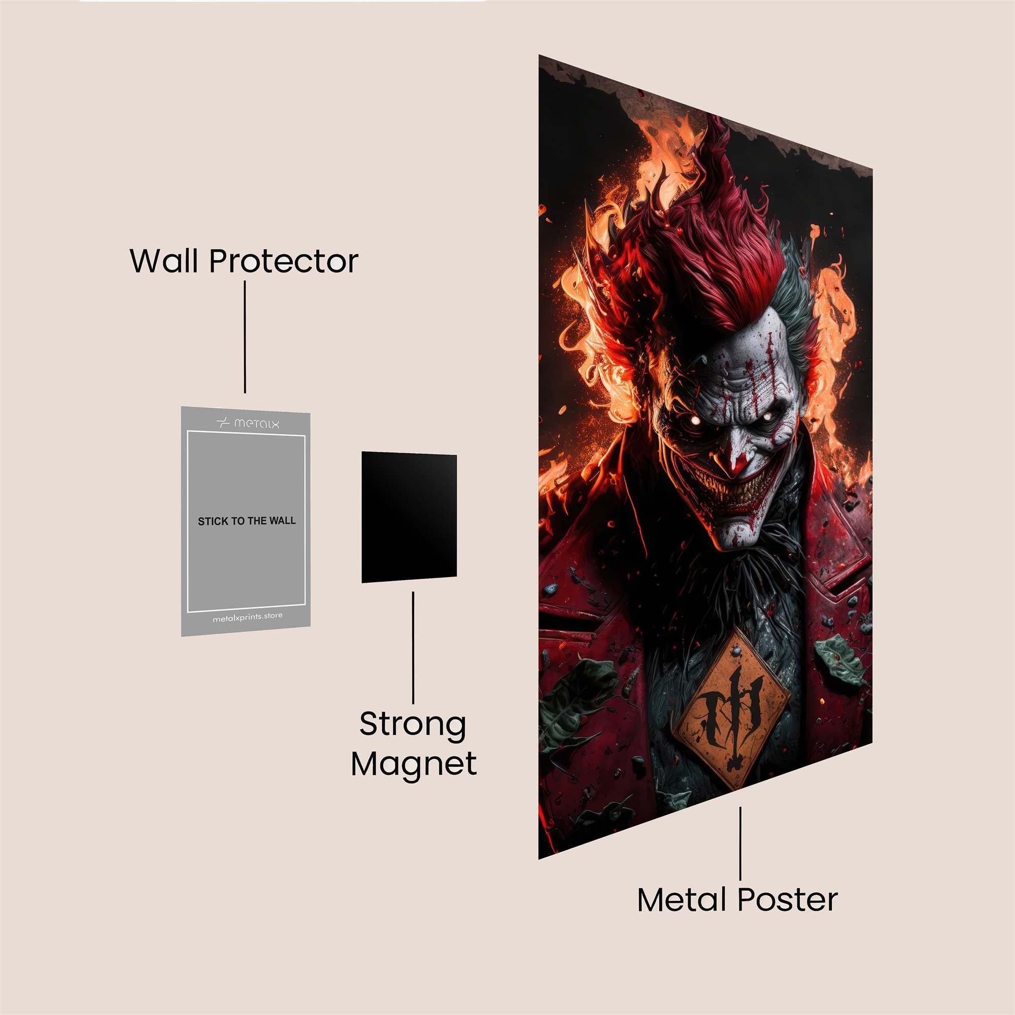 Joker Inferno Safe Wall Magnetic / M