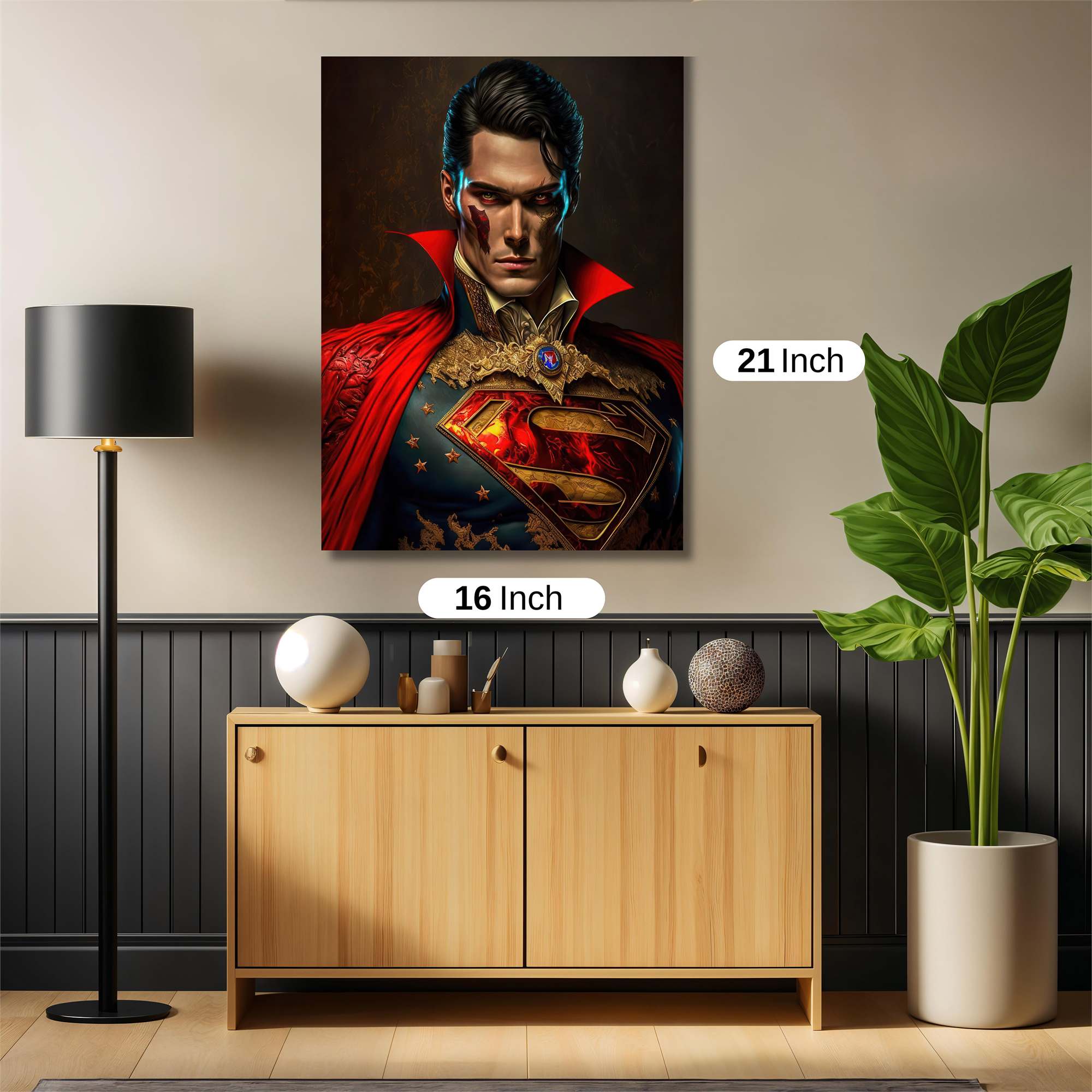 Superman Regal Safe Wall Magnetic / M
